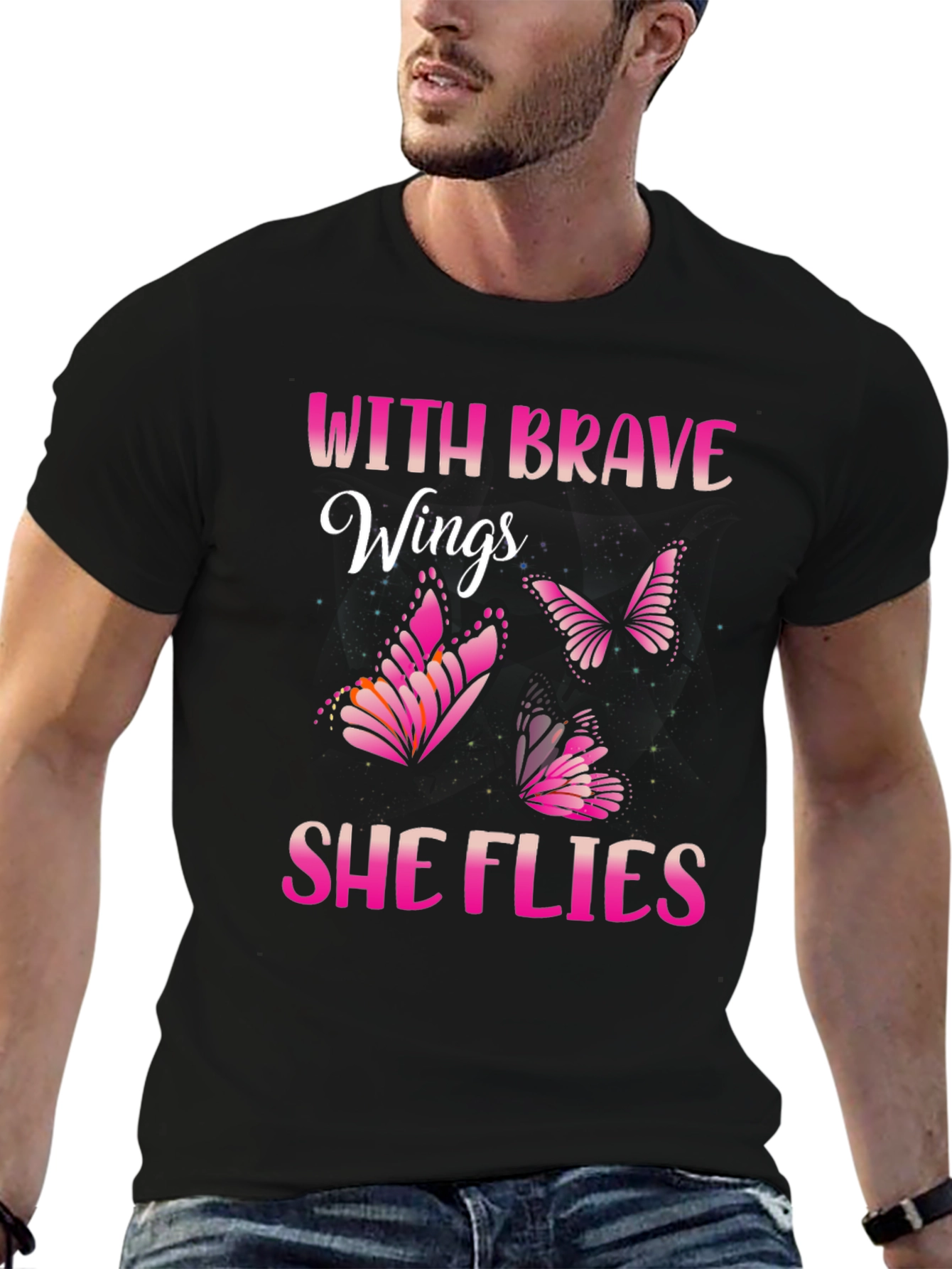 Brave Wings Butterfly Graphic Tee