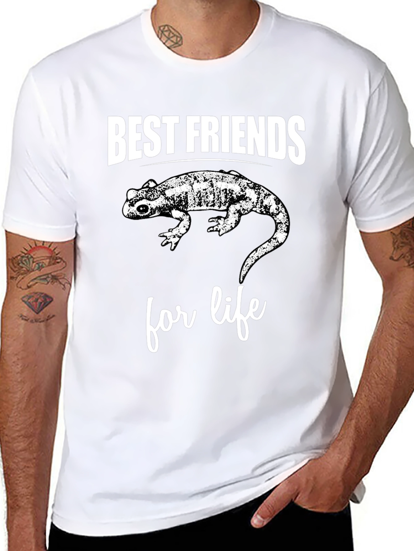 Best Friends For Life Salamander T-Shirt
