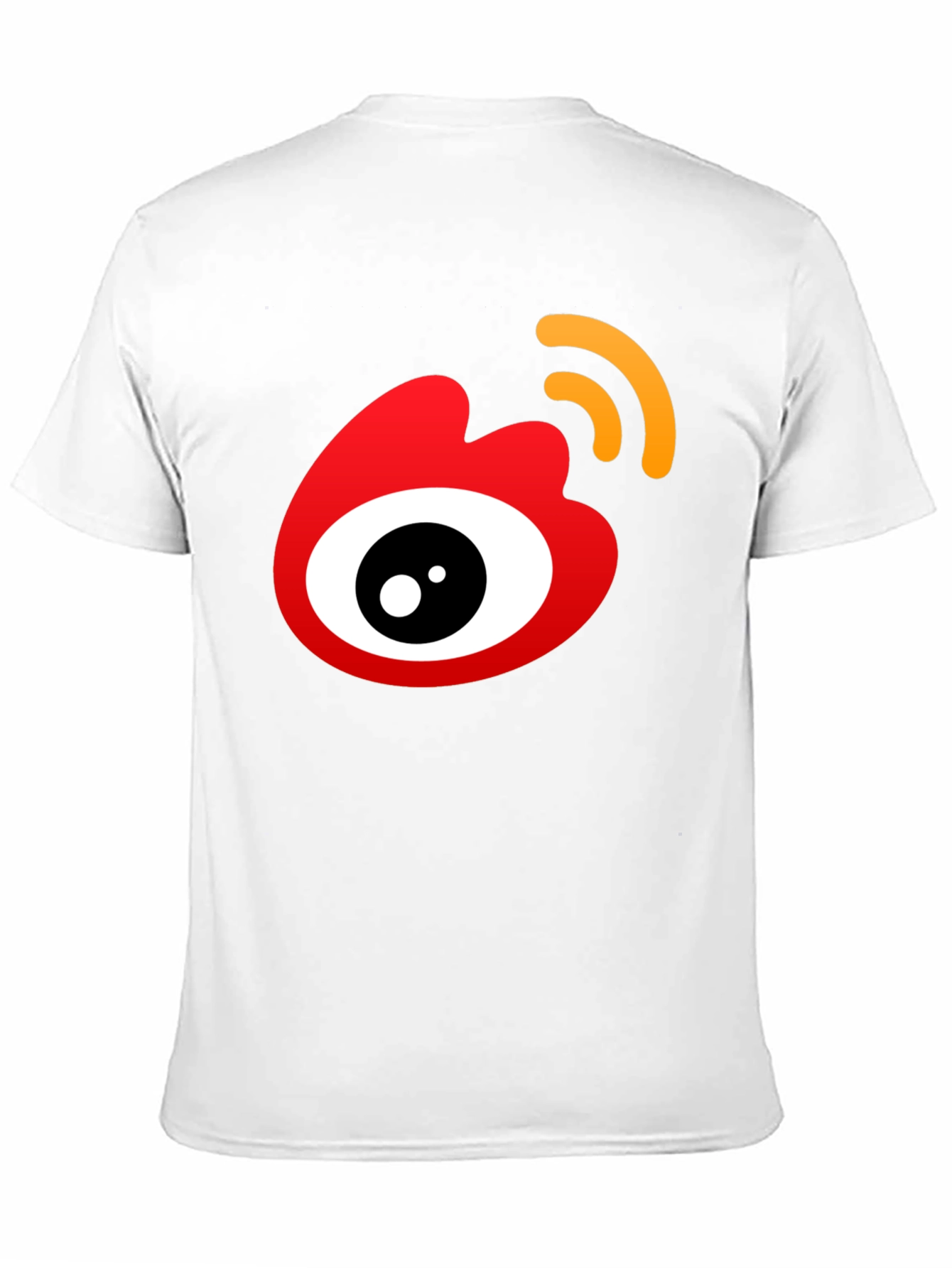 Trendy Black T-Shirt with Eye Logo