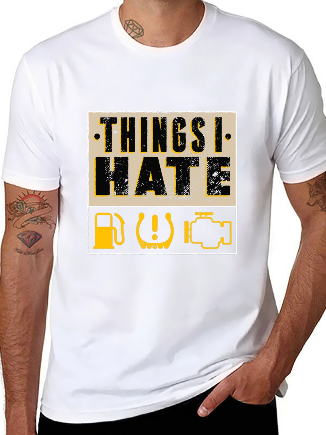 Things I Hate Car Problems Funny Mechanic T-Shirt
