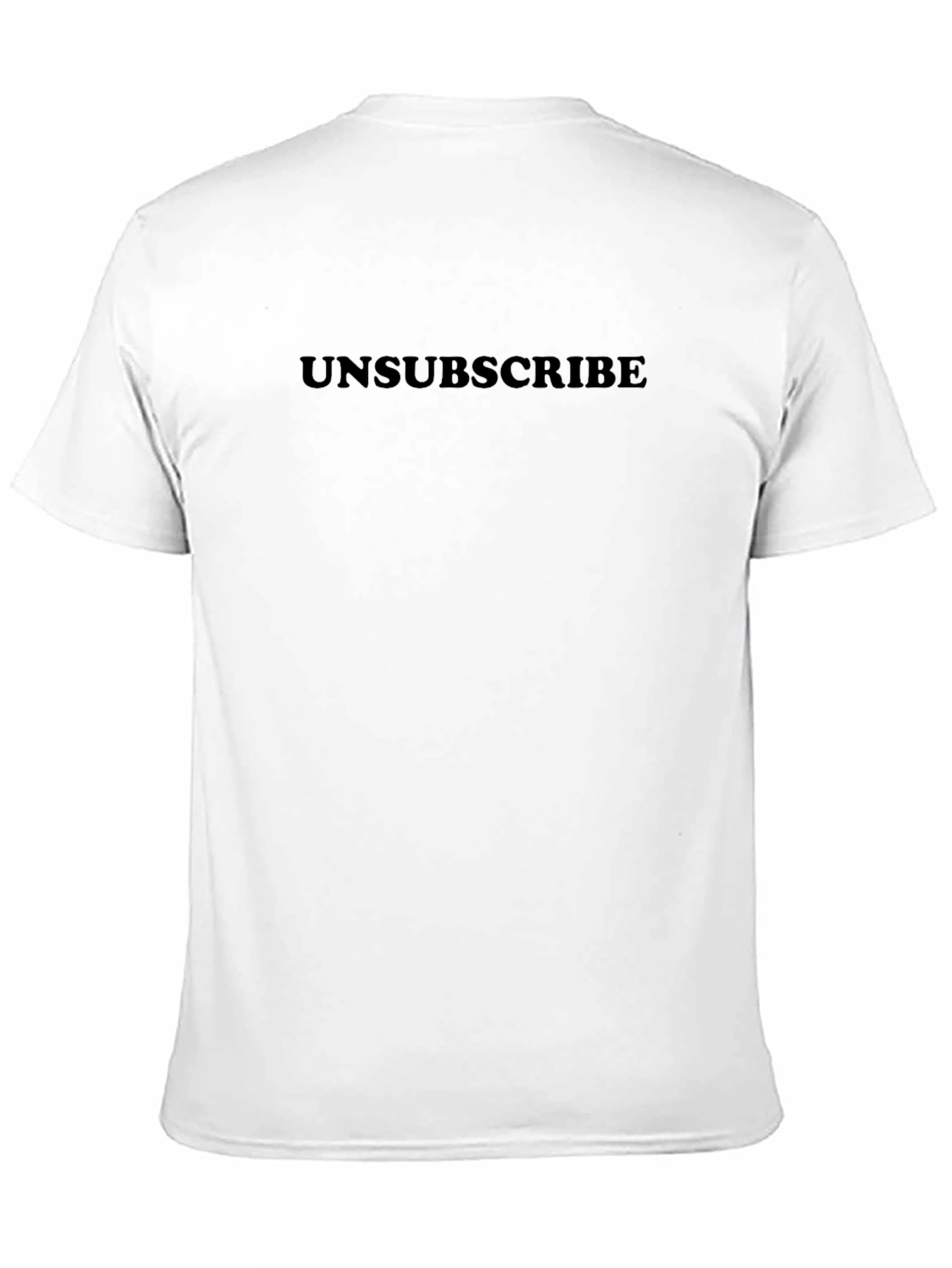 Unsubscribe Graphic Tee - Modern Casual Wear