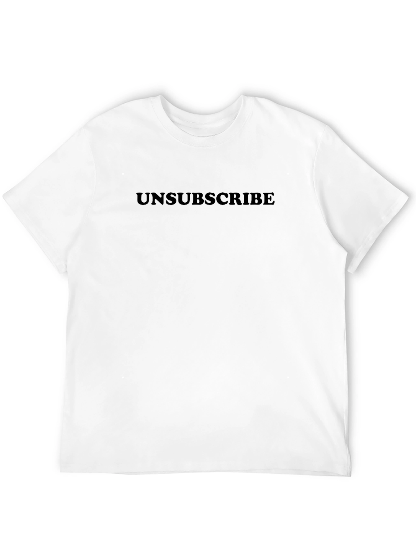 Unsubscribe Graphic Tee - Modern Casual Wear
