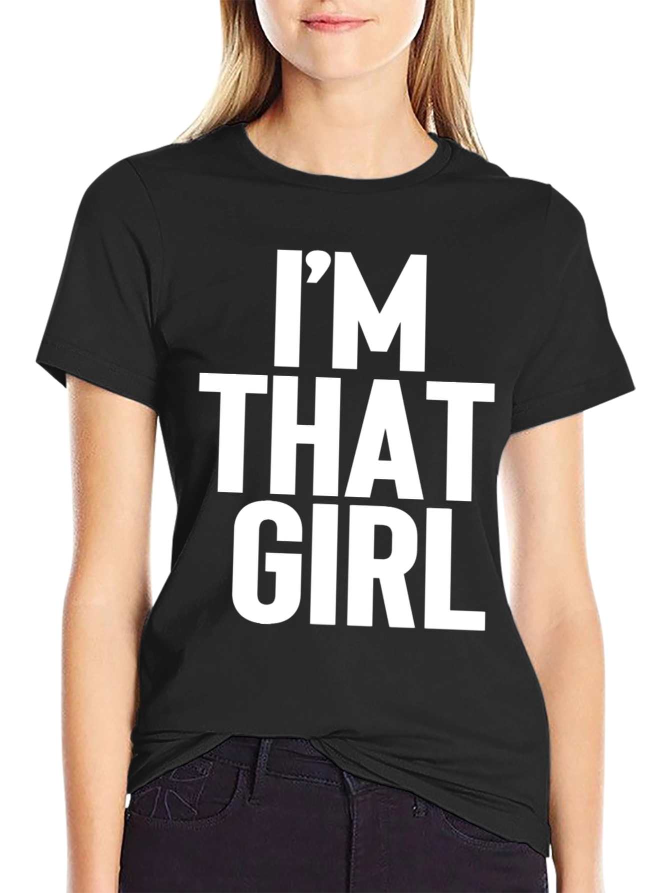 IM THAT GIRL Graphic Tee - Unisex Black T-Shirt