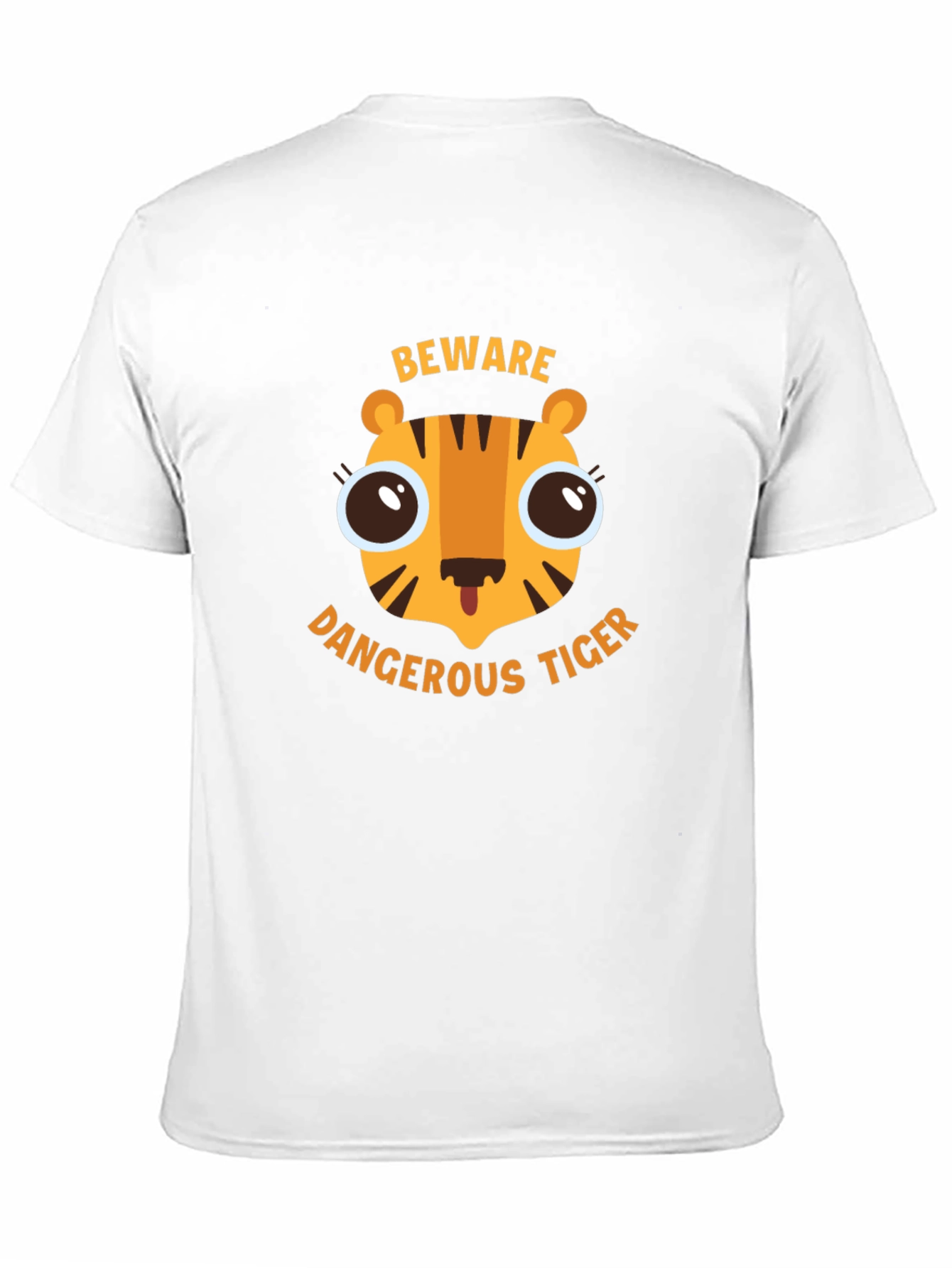 Beware Dangerous Tiger Graphic Tee