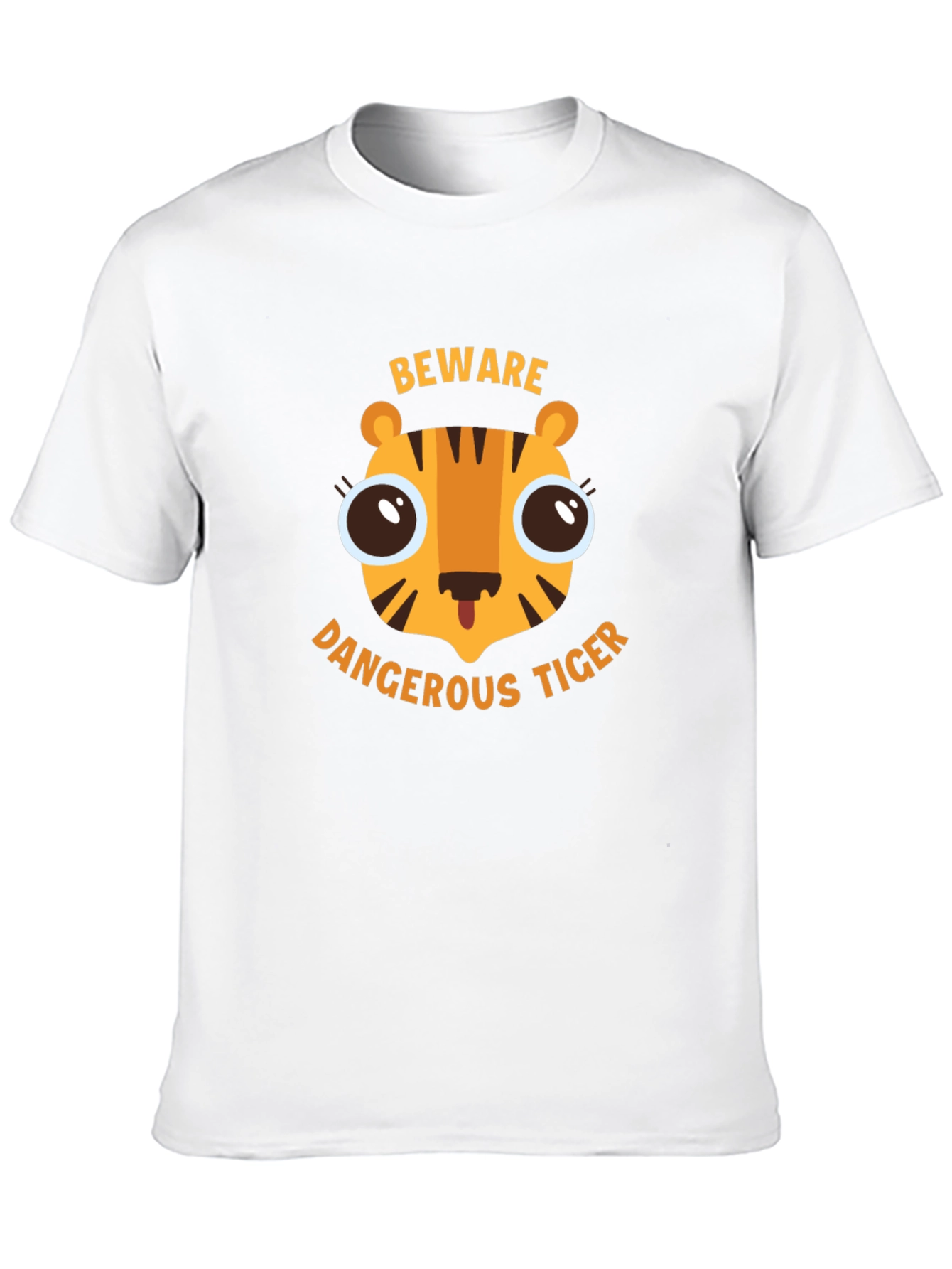Beware Dangerous Tiger Graphic Tee