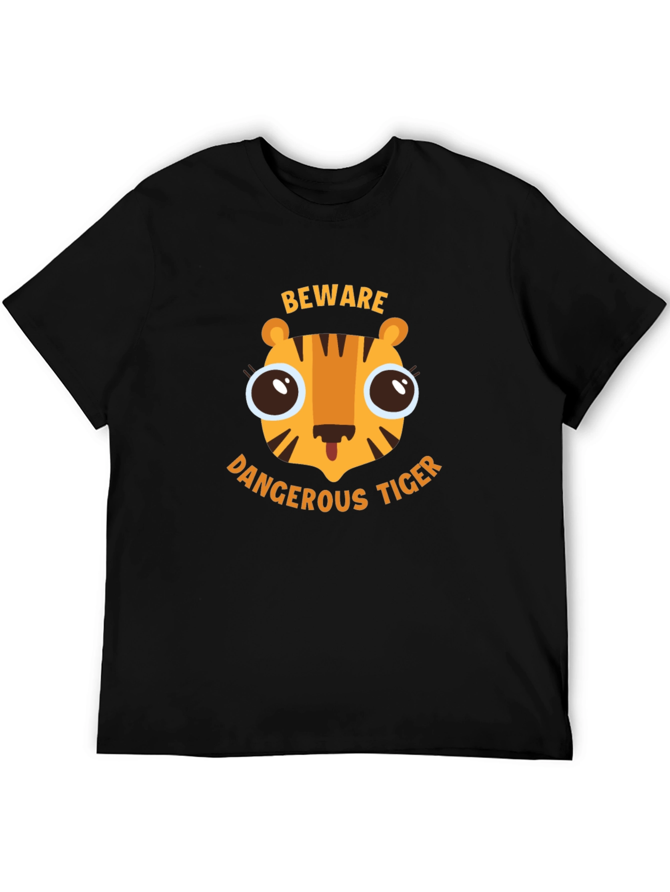 Beware Dangerous Tiger Graphic Tee