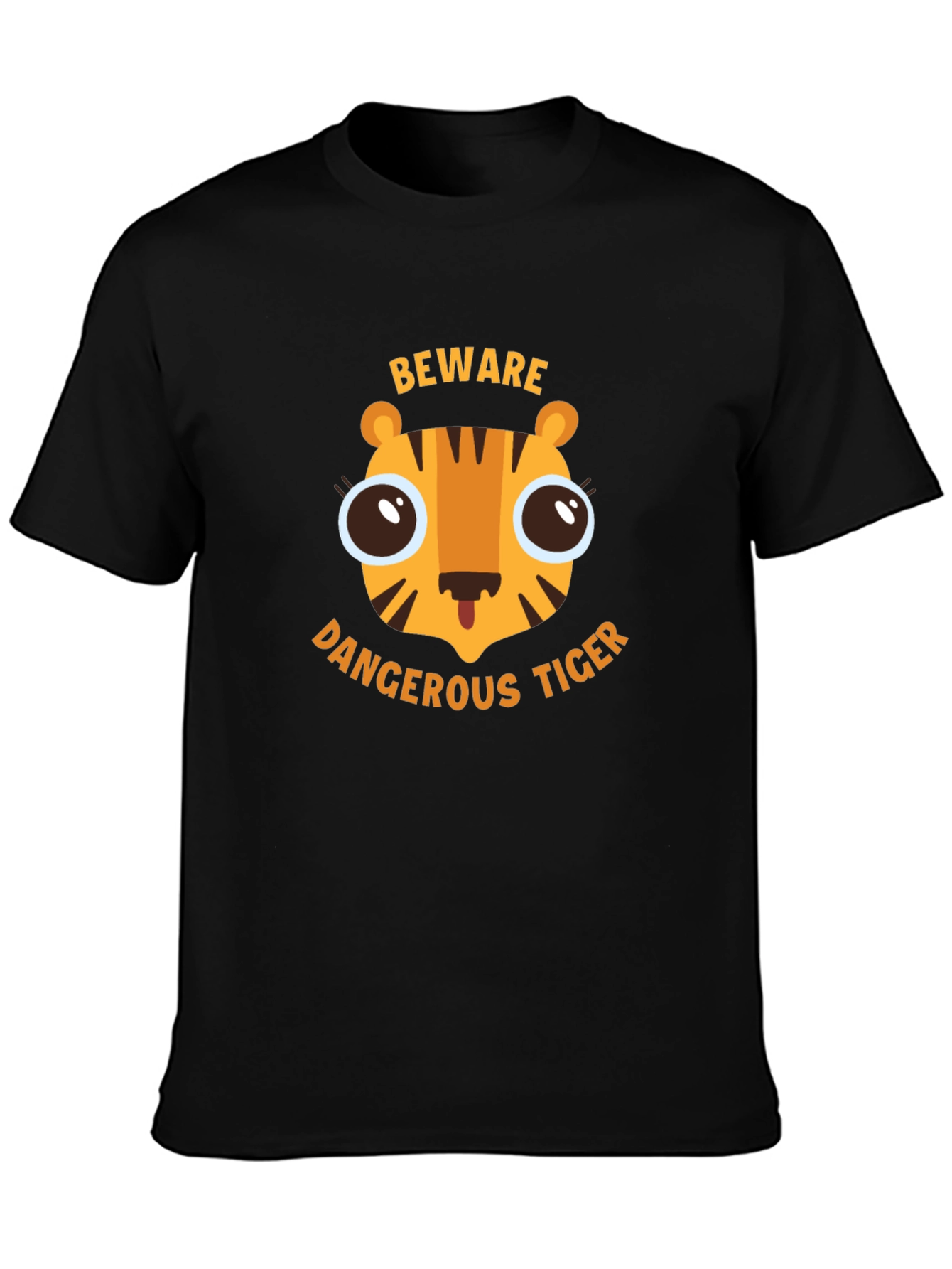 Beware Dangerous Tiger Graphic Tee