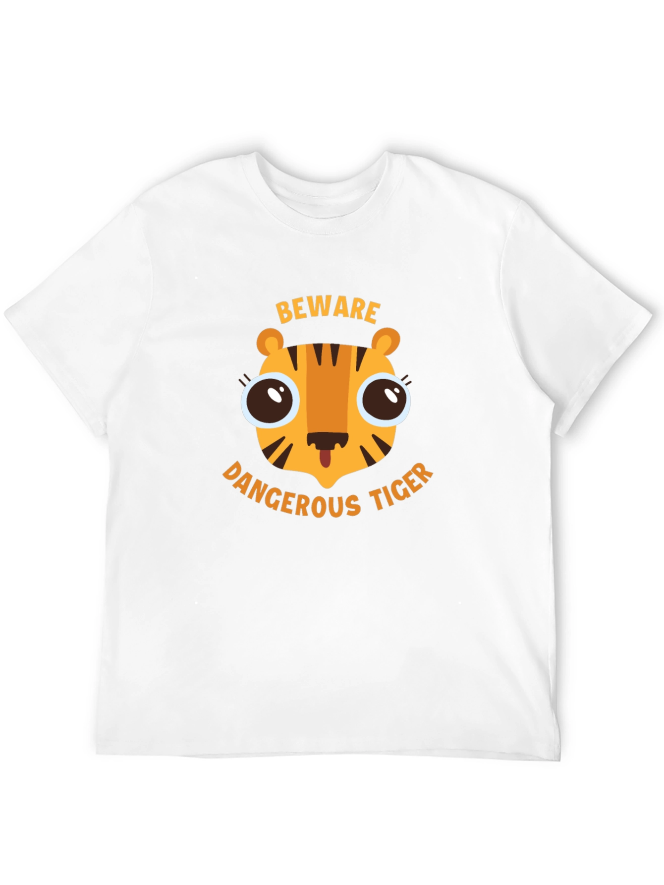 Beware Dangerous Tiger Graphic Tee