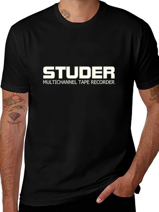 Studer Multichannel Tape Recorder Black Tee