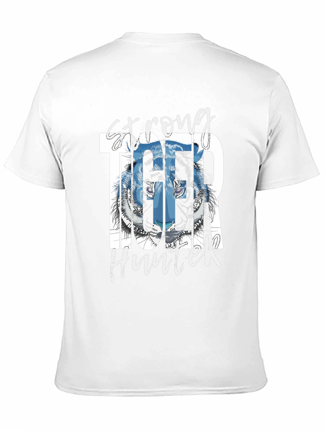 Strong Tiger Hunter Graphic T-Shirt