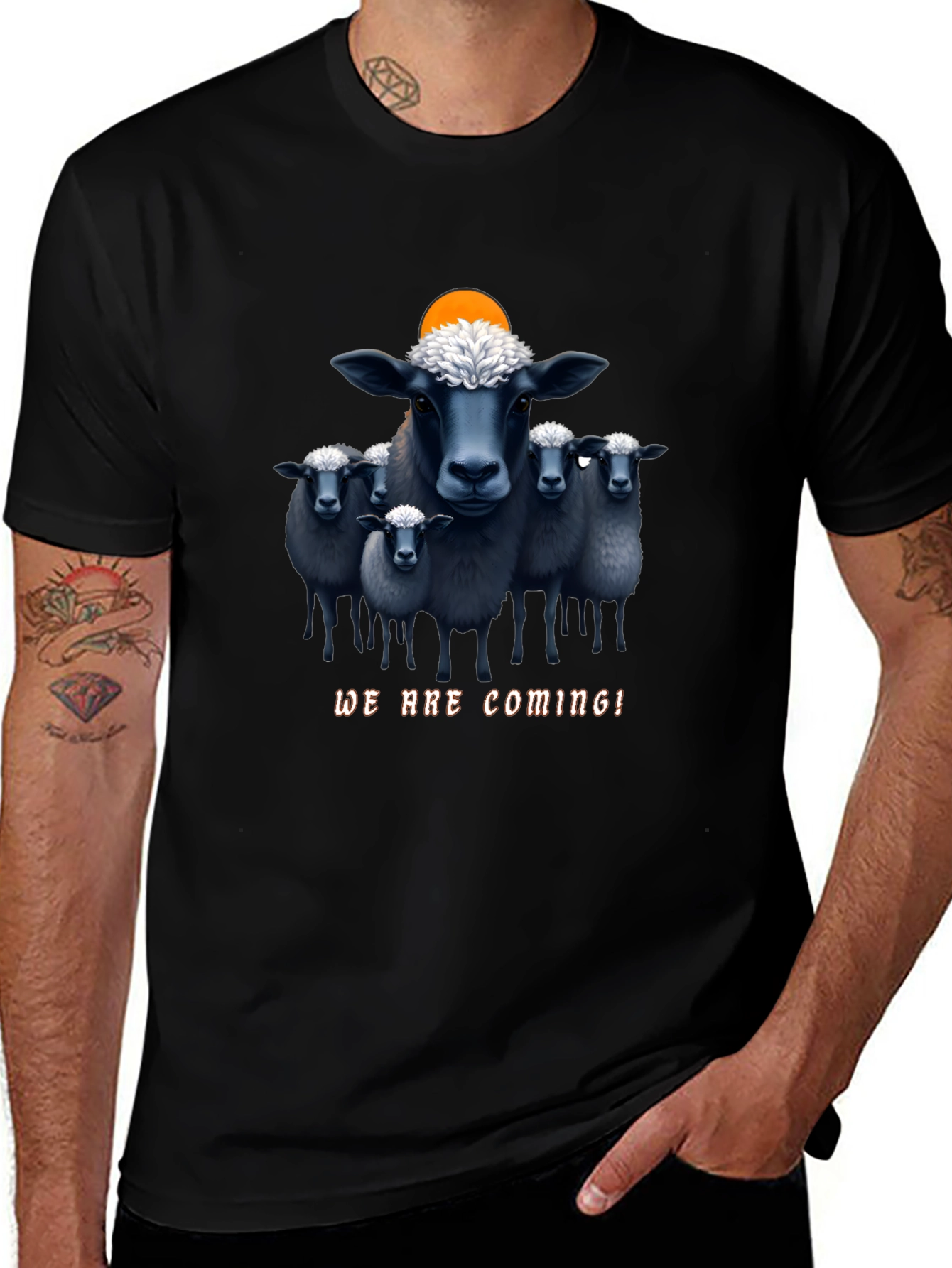 Black Sheep T-Shirt - We Are Coming! Graphic Tee
