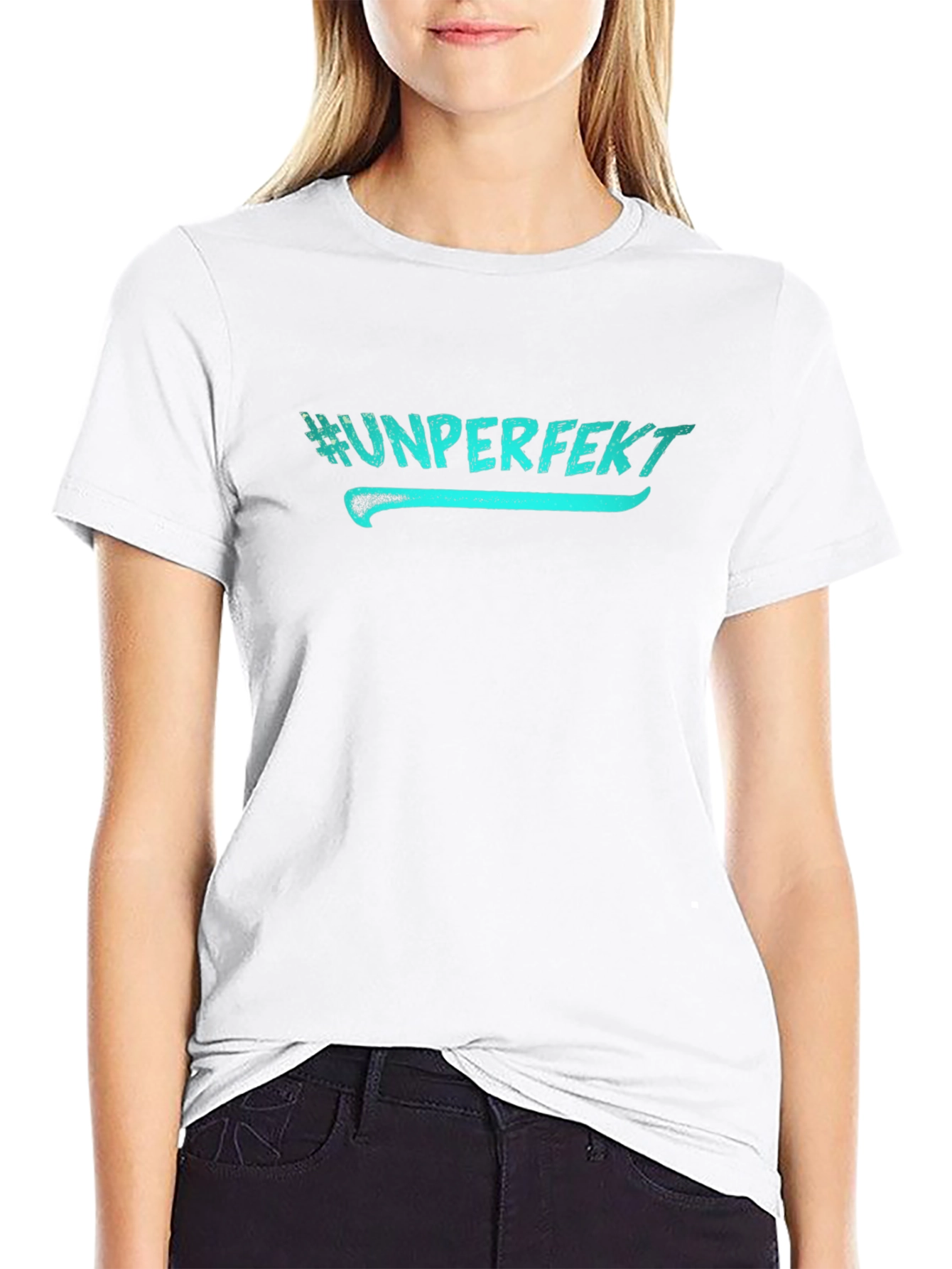 #Unperfekt Black T-Shirt - Casual Style