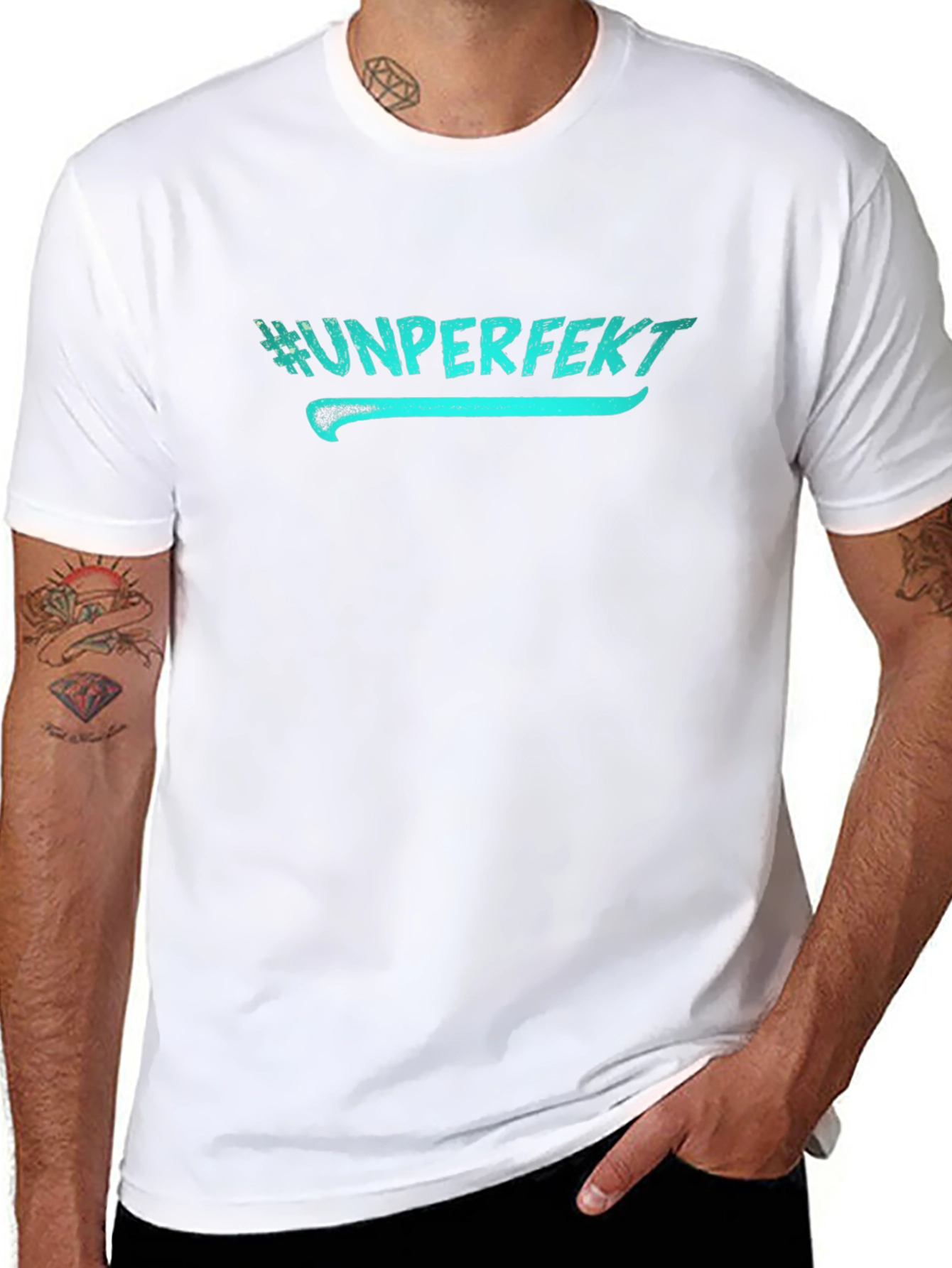 #Unperfekt Black T-Shirt - Casual Style