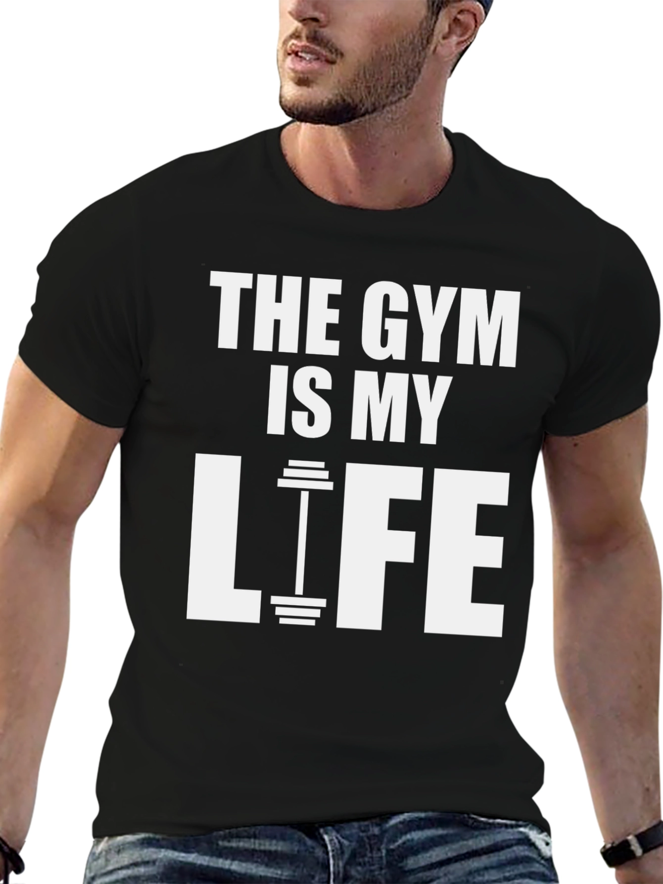 The Gym Is My Life - Fitness T-Shirt