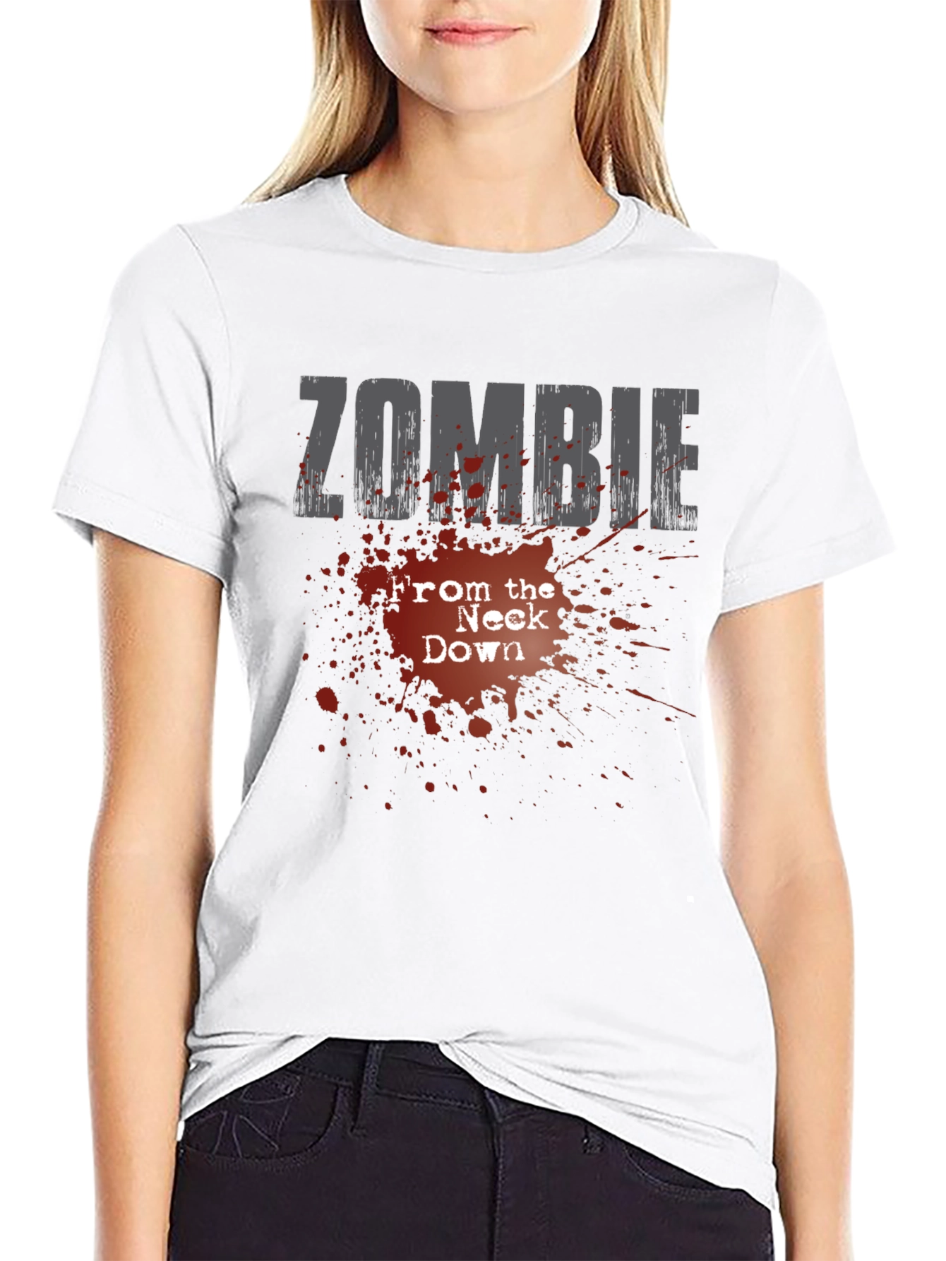 Zombie From the Neck Down Graphic Tee - Black