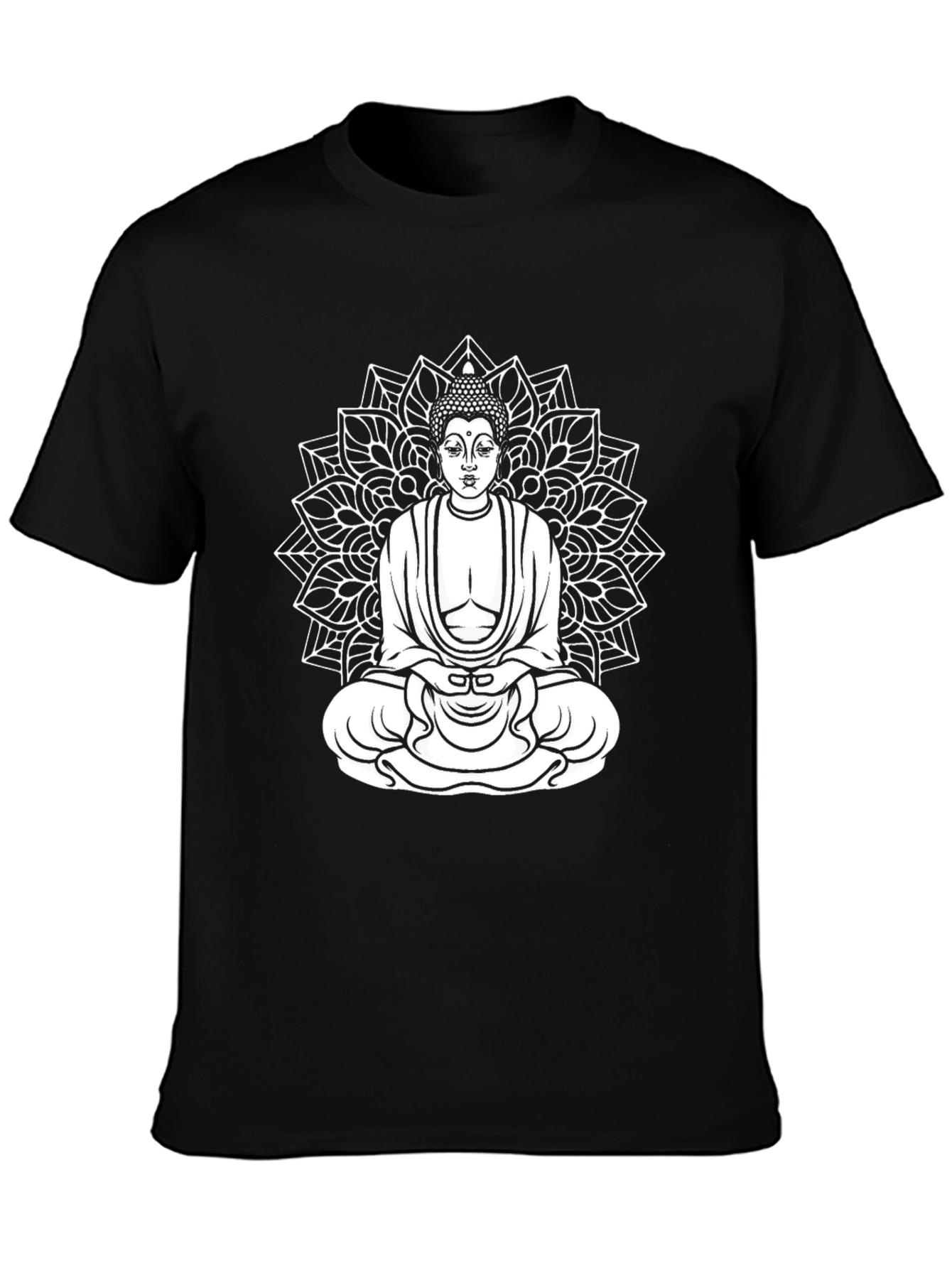 Buddha Mandala Graphic T-Shirt