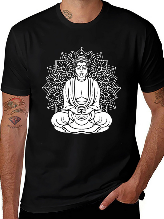 Buddha Mandala Graphic T-Shirt