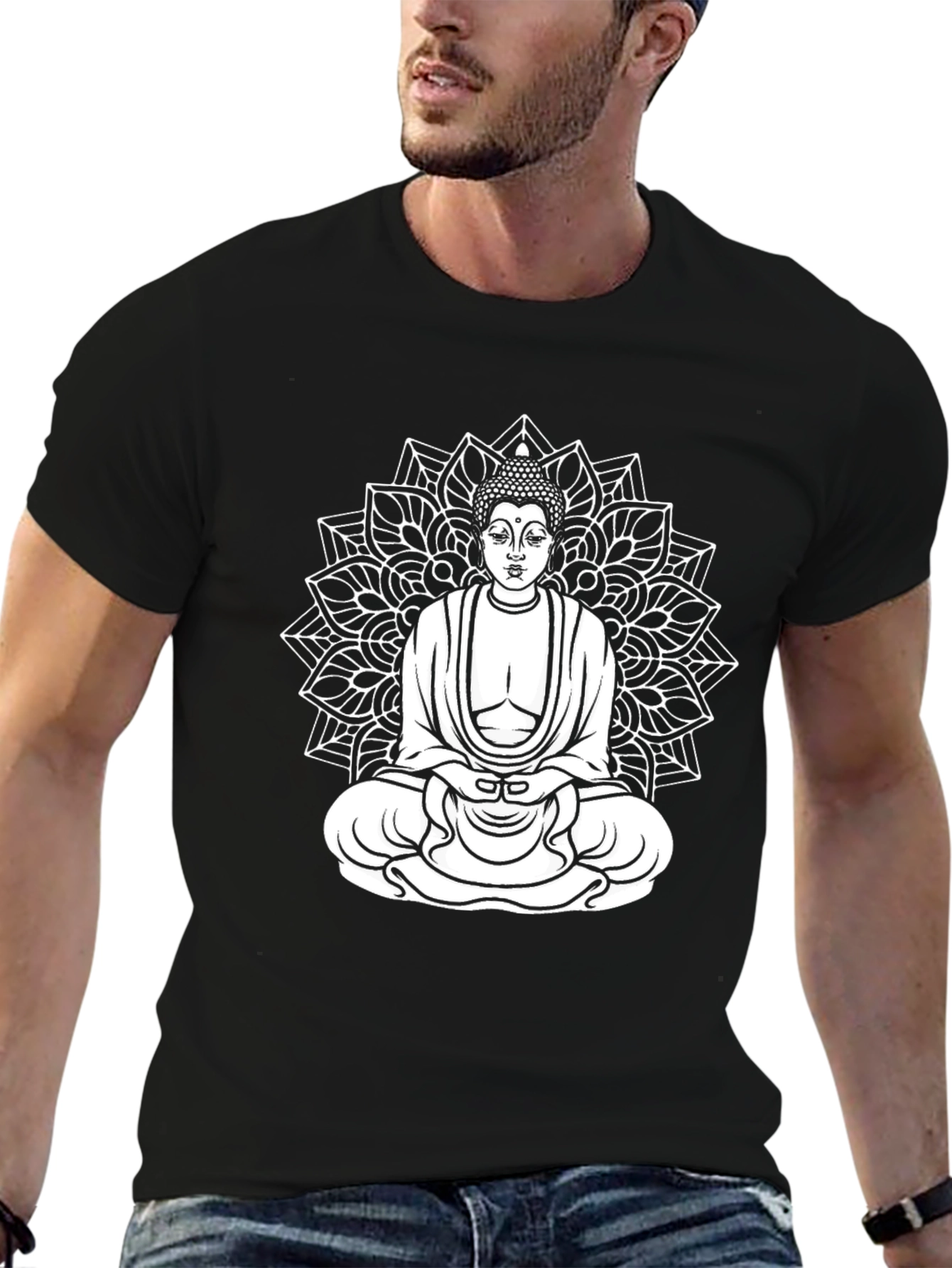 Buddha Mandala Graphic T-Shirt