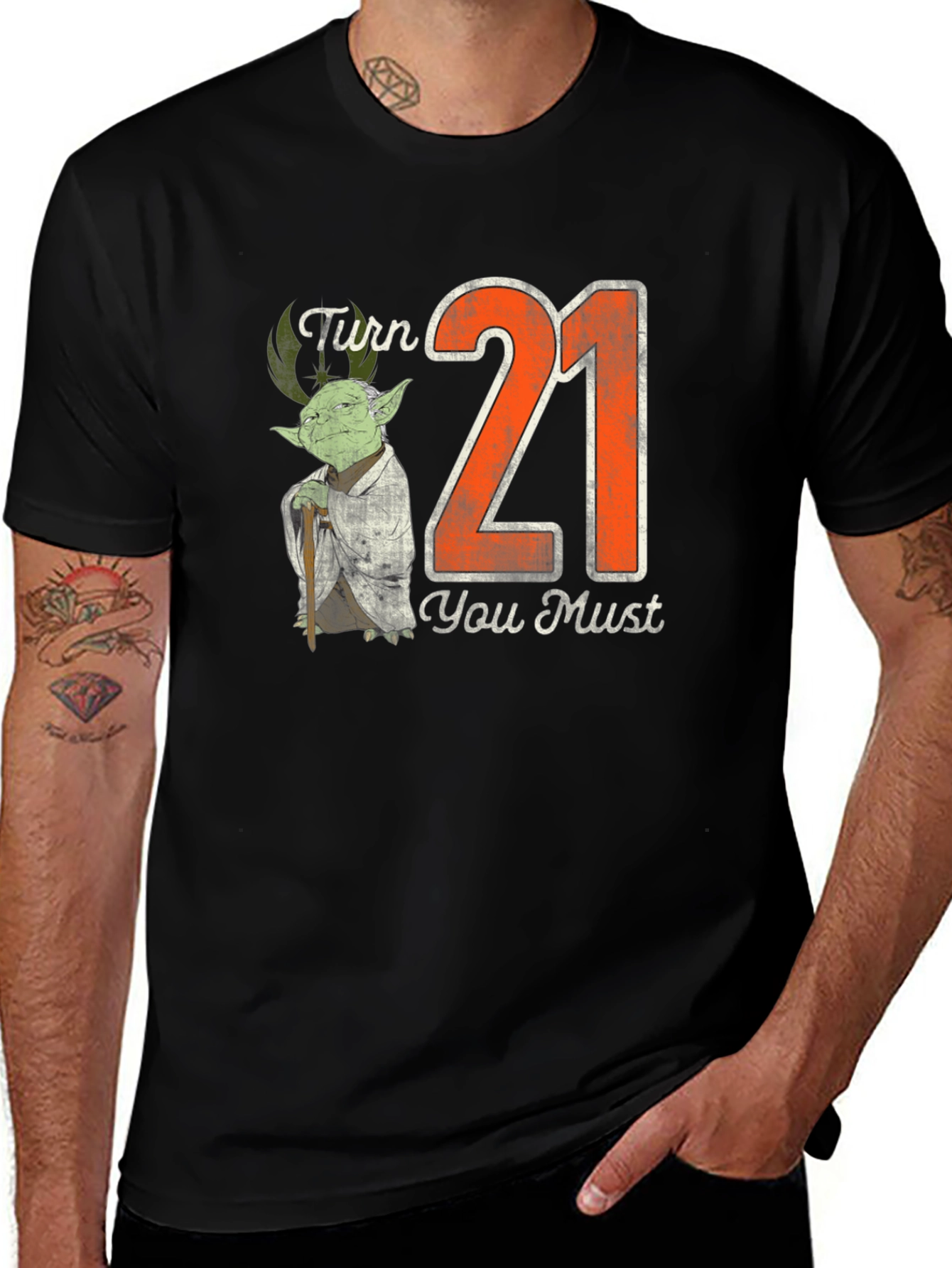 Turn 21 Yoda You Must T-Shirt