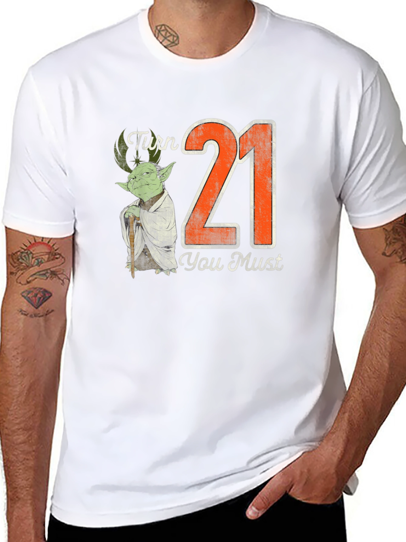 Turn 21 Yoda You Must T-Shirt