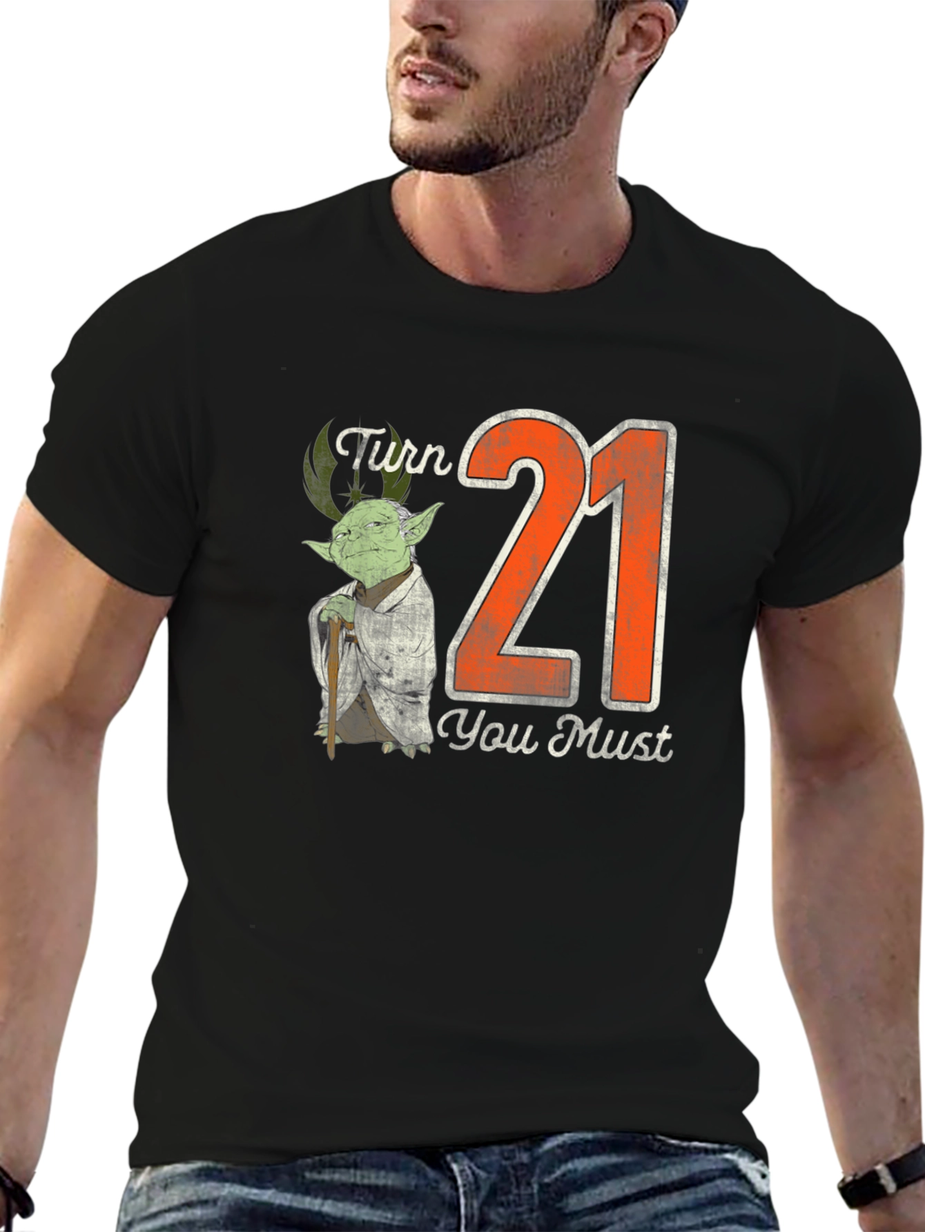 Turn 21 Yoda You Must T-Shirt