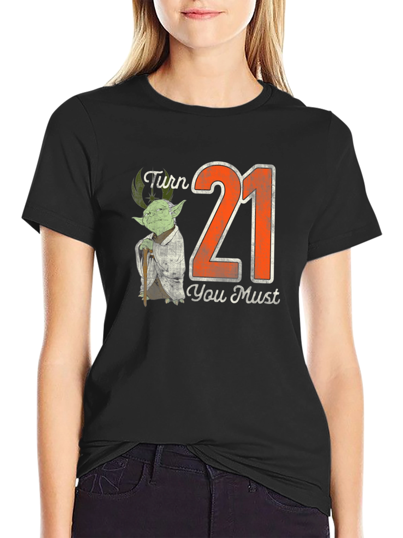 Turn 21 Yoda You Must T-Shirt