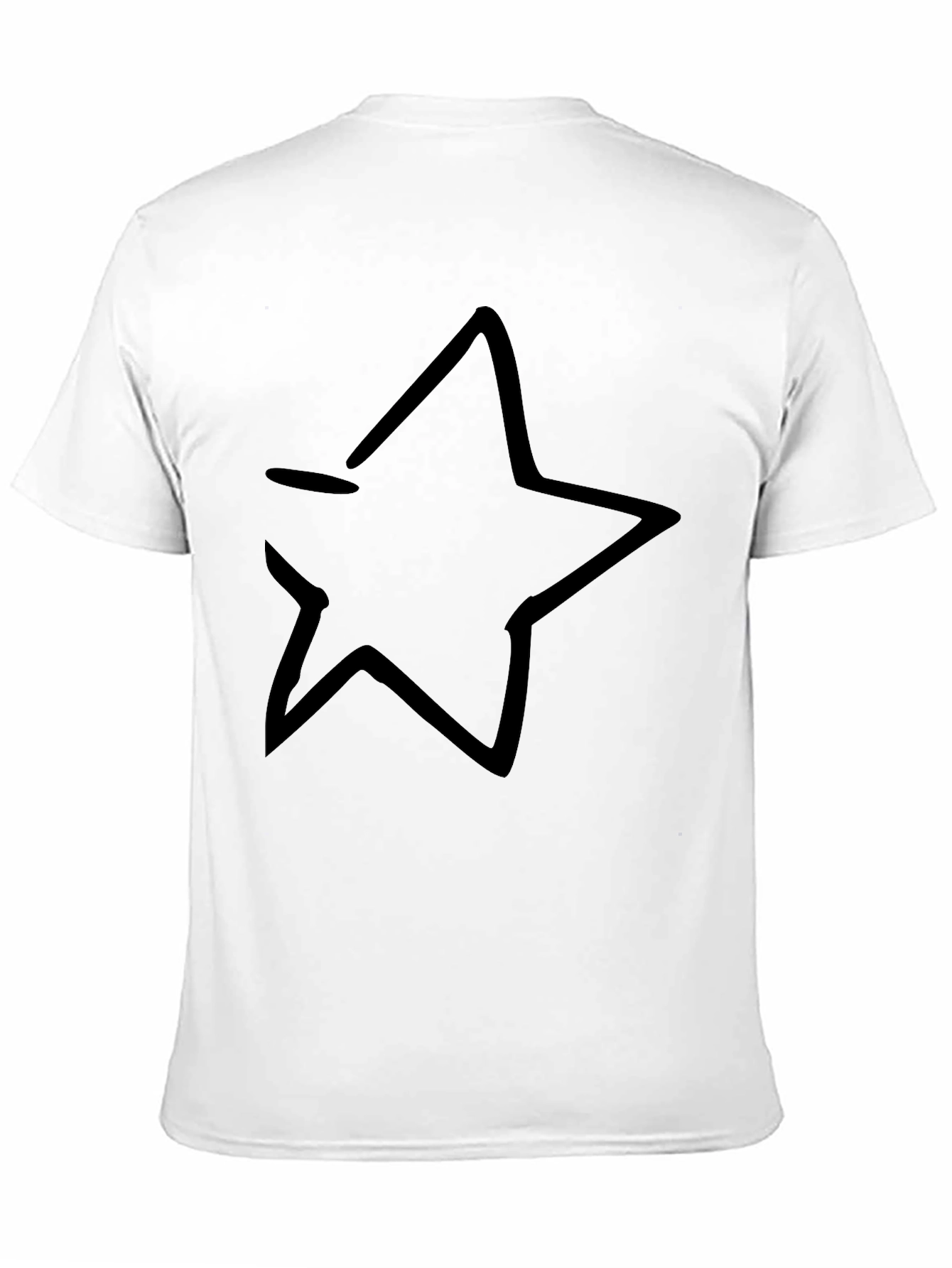 Black Star Graphic Tee - Casual Comfort