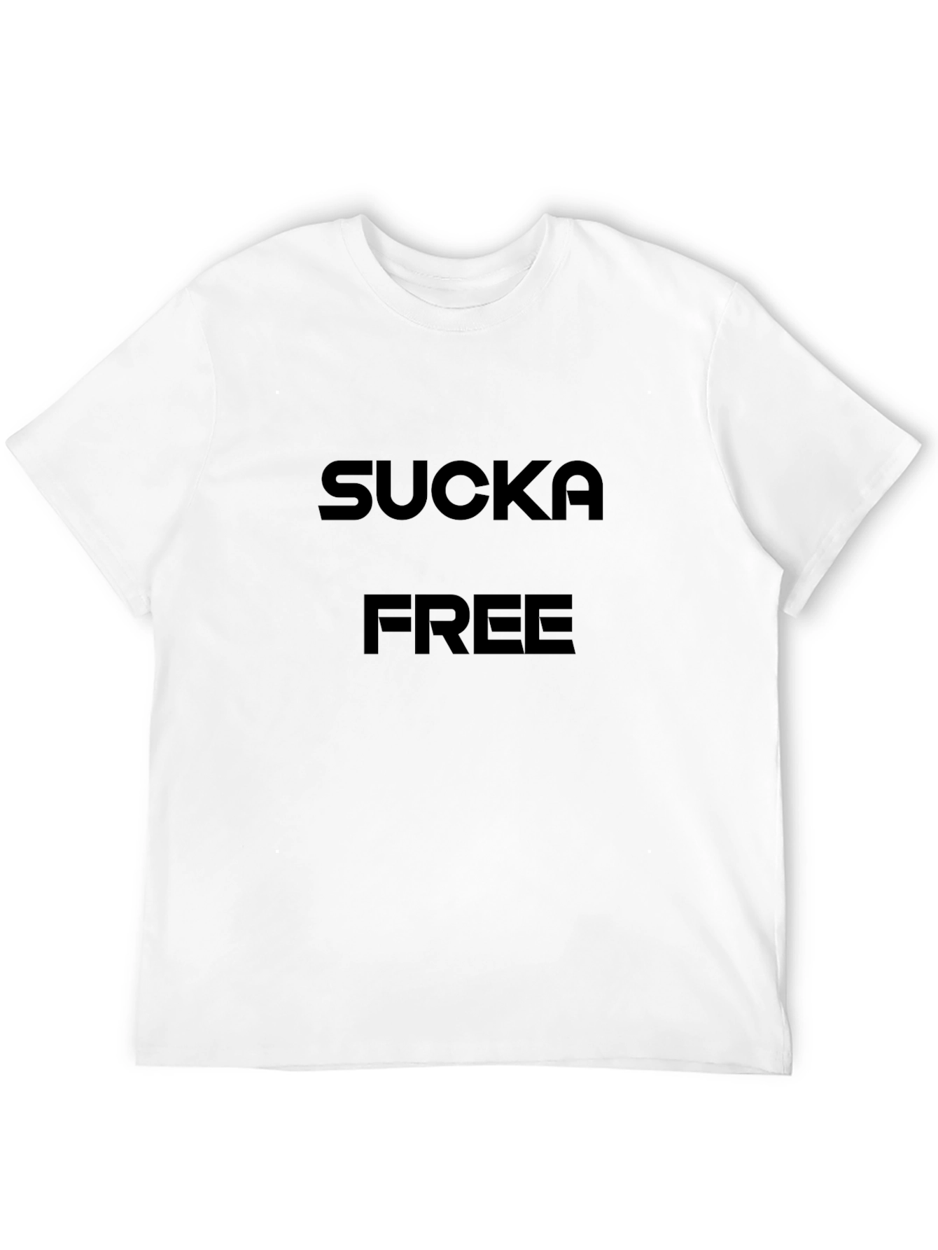 Sucka Free Black T-Shirt - Bold Statement Tee