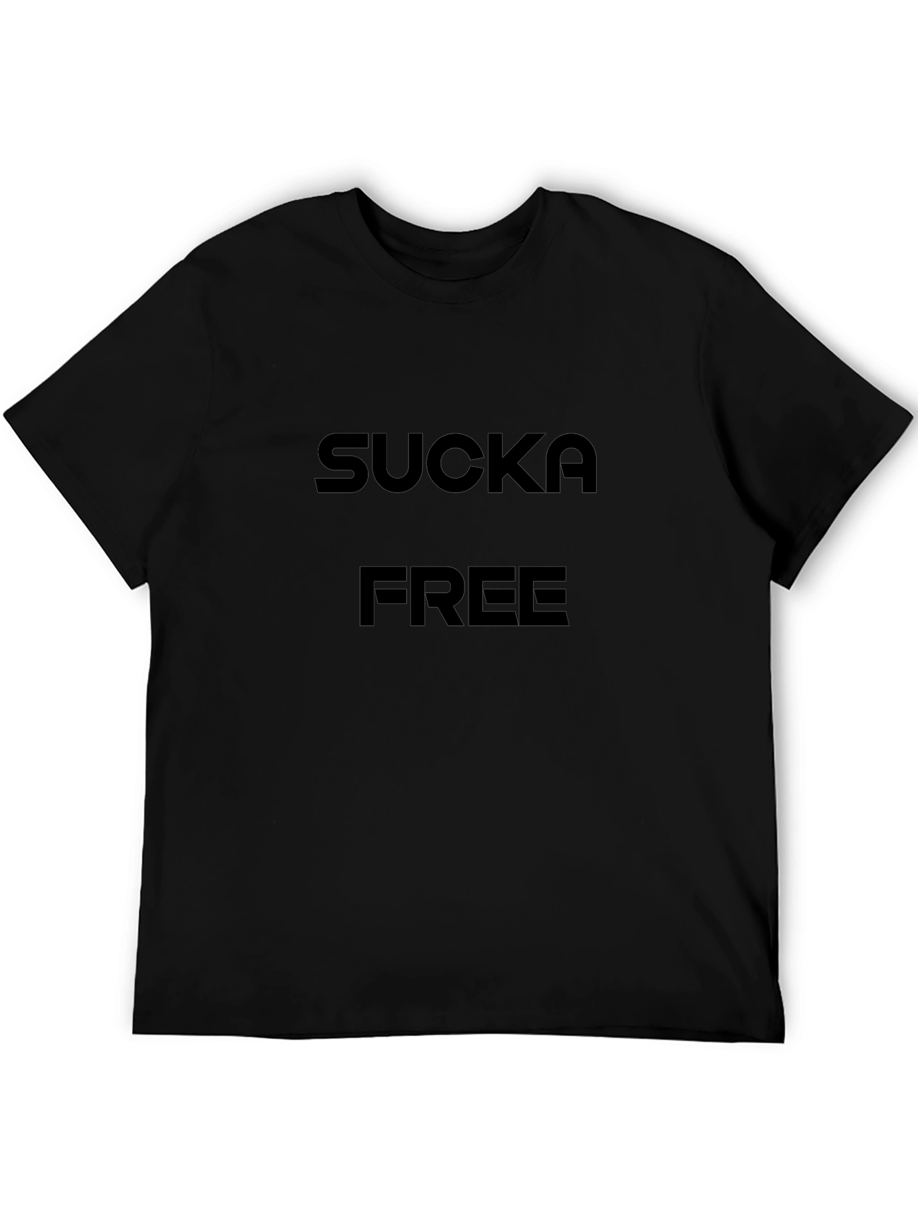 Sucka Free Black T-Shirt - Bold Statement Tee