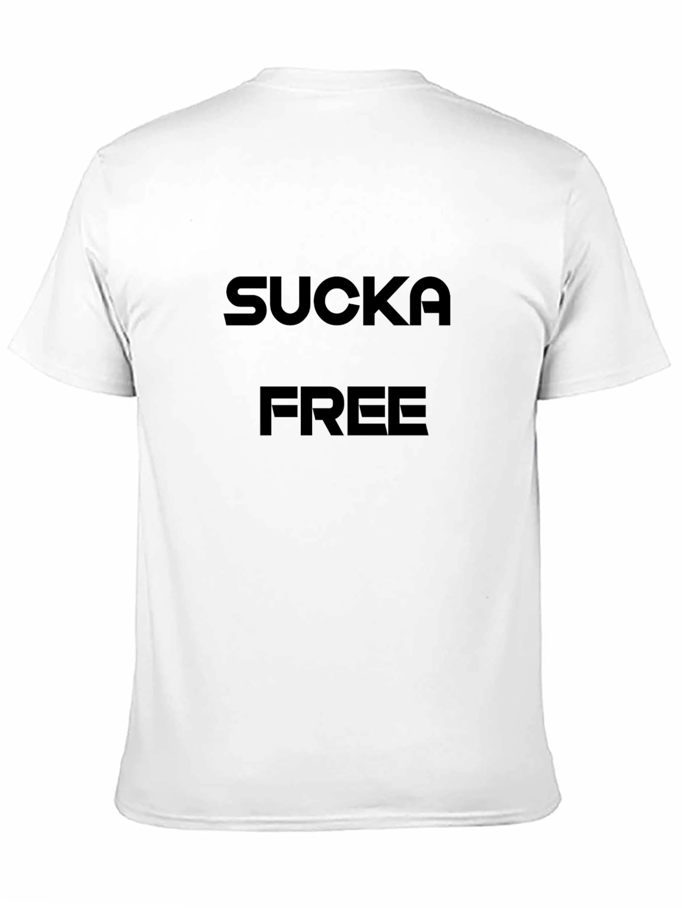 Sucka Free Black T-Shirt - Bold Statement Tee