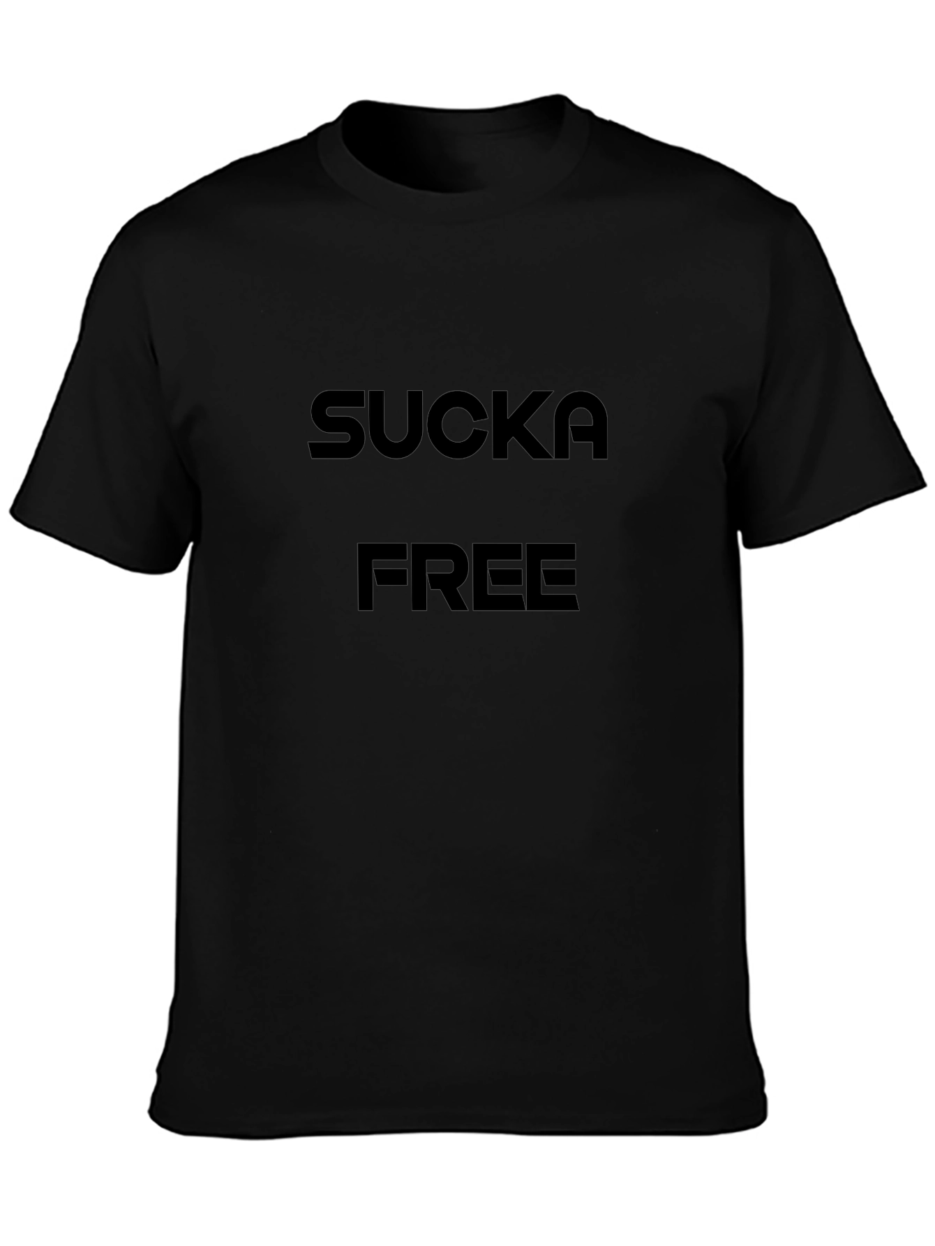 Sucka Free Black T-Shirt - Bold Statement Tee