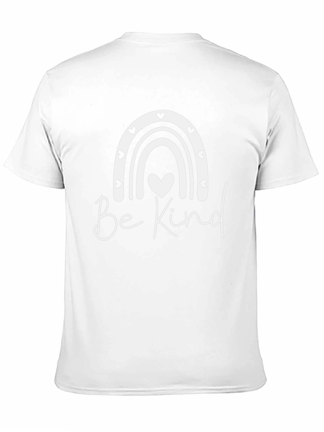 Be Kind Rainbow Heart Graphic Tee