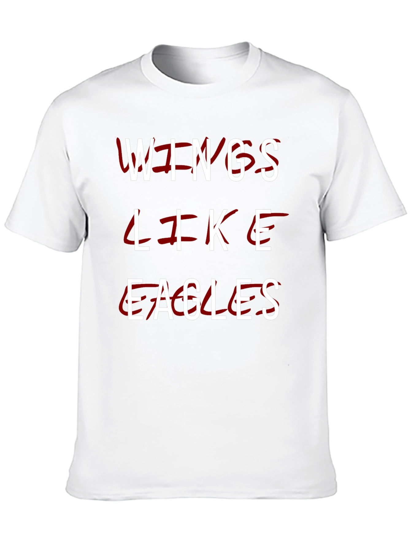 Wings Like Eagles T-Shirt - Stylish Graphic Tee