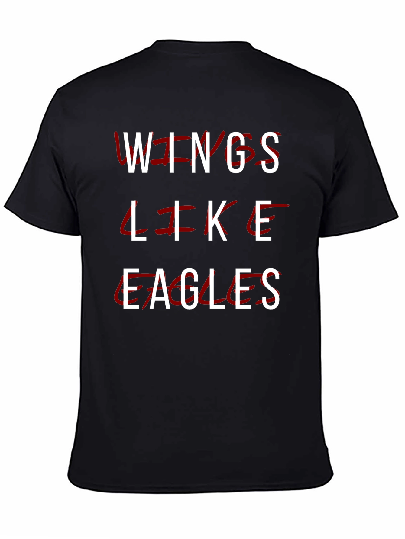 Wings Like Eagles T-Shirt - Stylish Graphic Tee