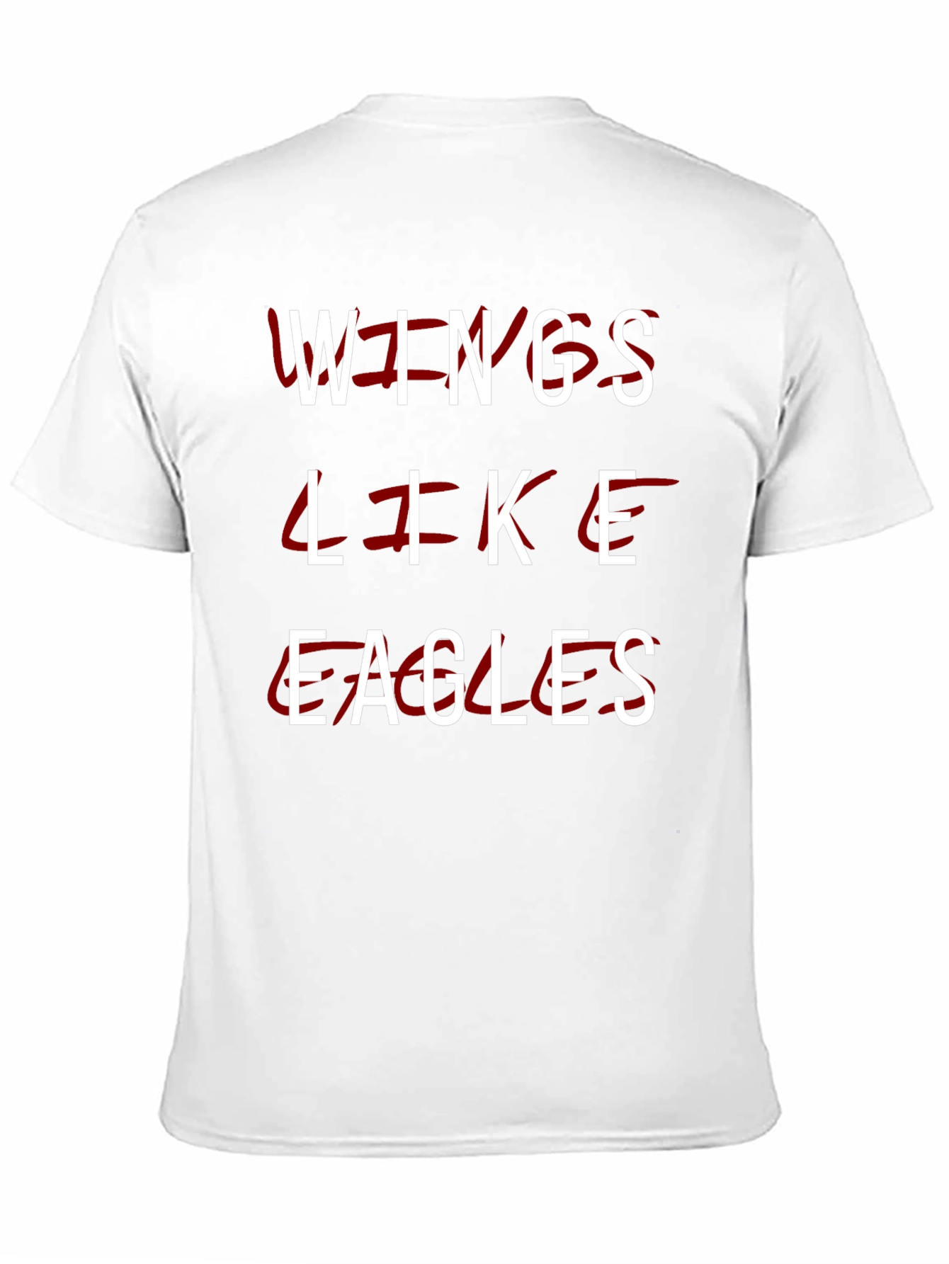 Wings Like Eagles T-Shirt - Stylish Graphic Tee
