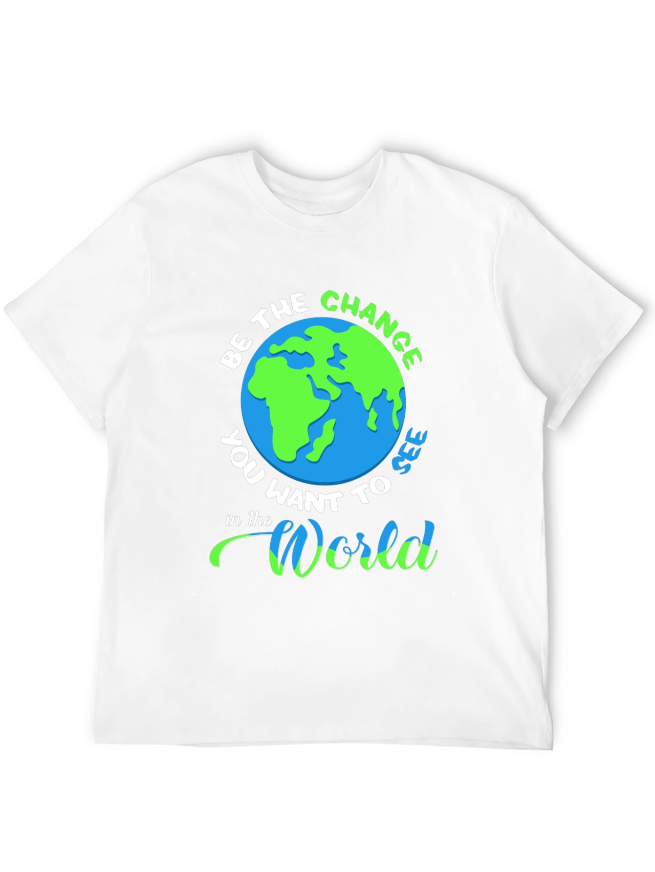 Be the Change Graphic T-Shirt - Earth Day Tee