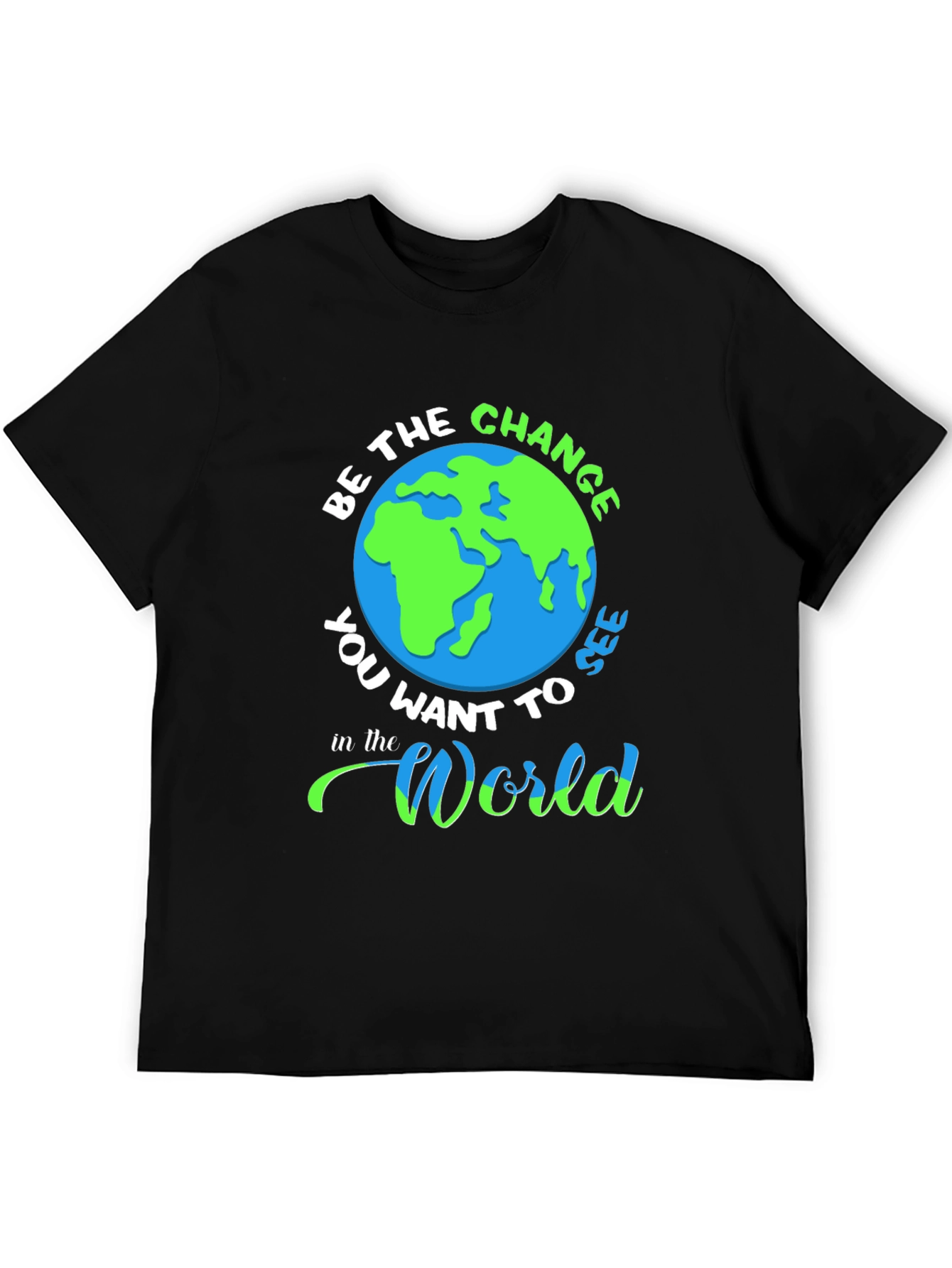 Be the Change Graphic T-Shirt - Earth Day Tee