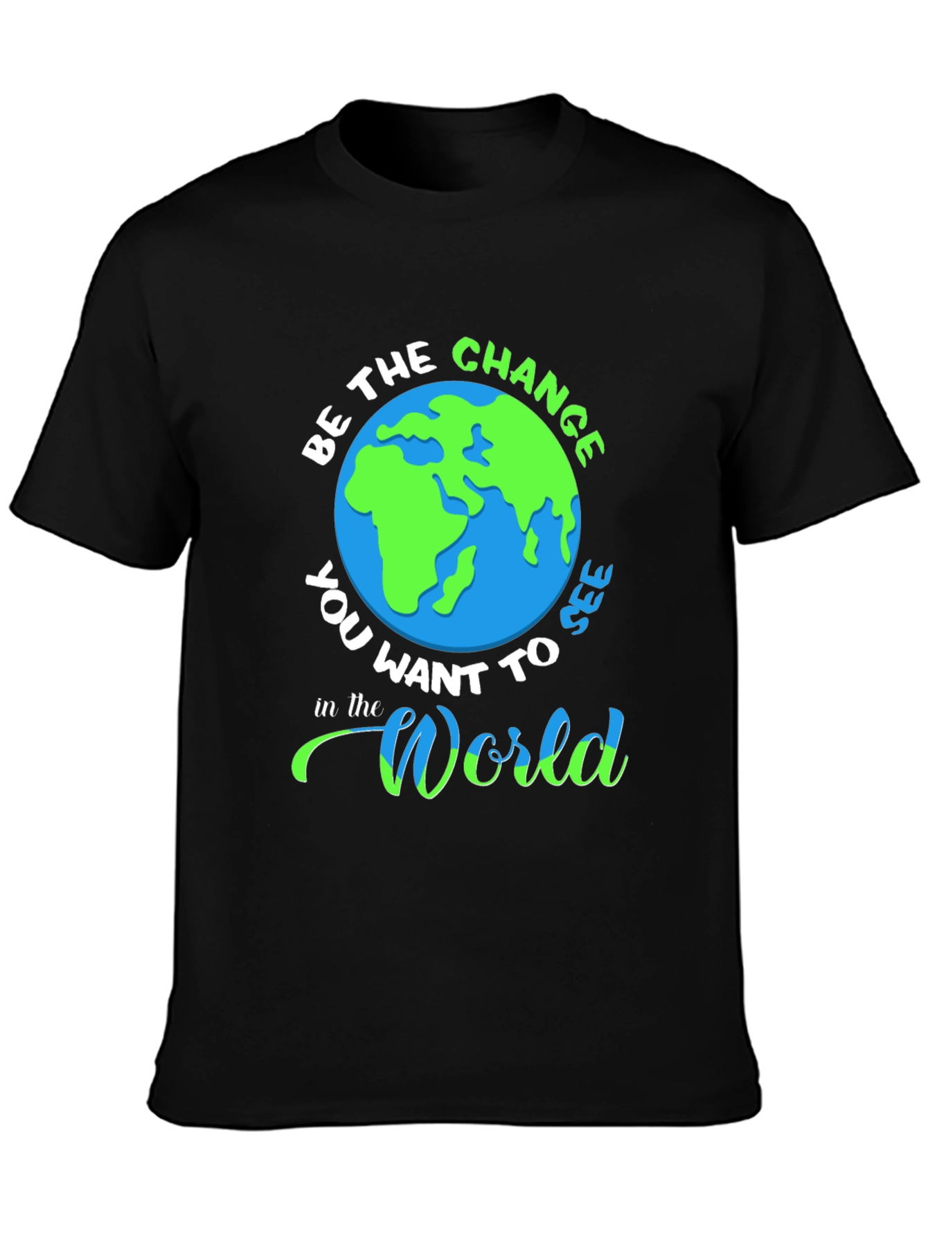 Be the Change Graphic T-Shirt - Earth Day Tee