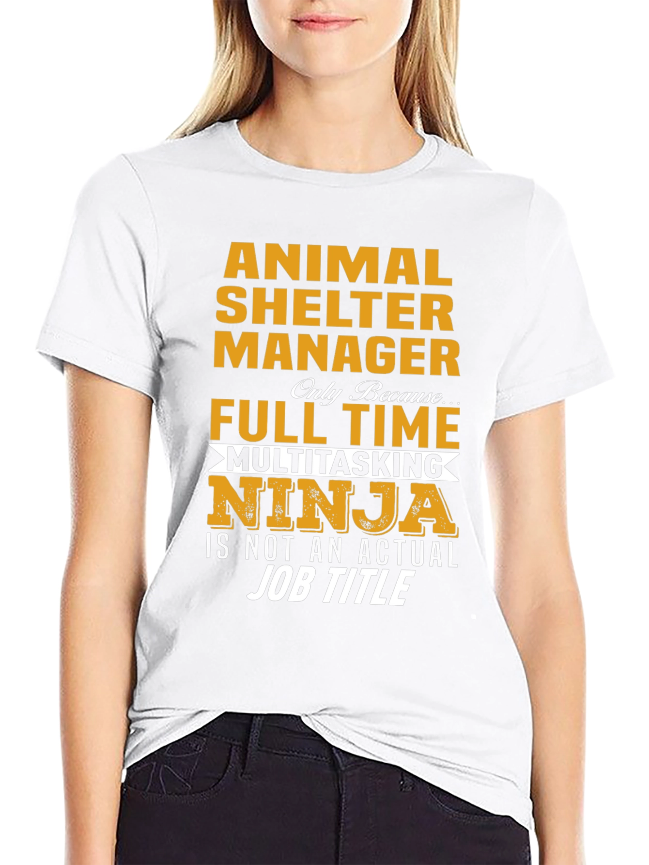 Animal Shelter Manager Multitasking Ninja T-Shirt