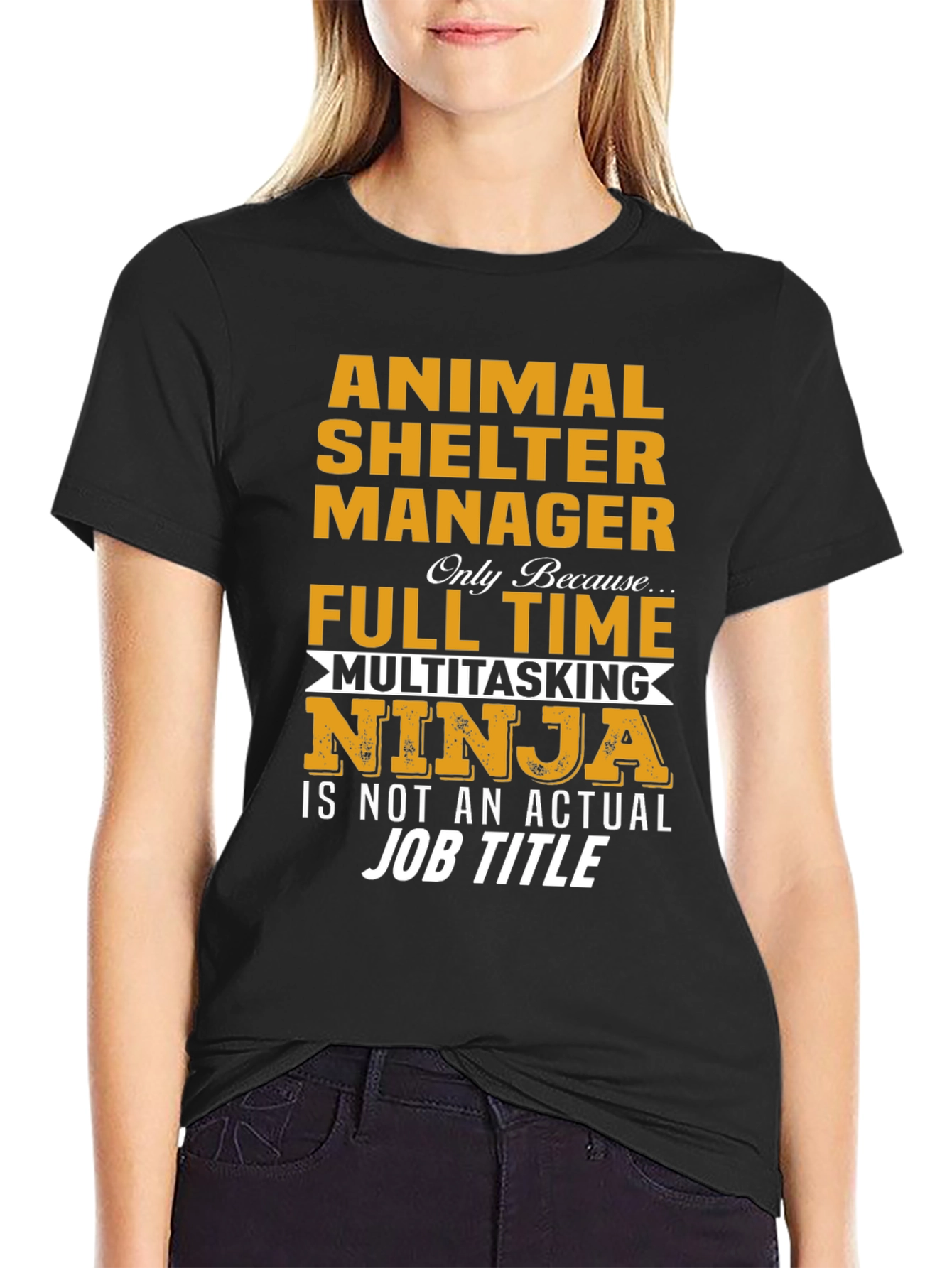 Animal Shelter Manager Multitasking Ninja T-Shirt