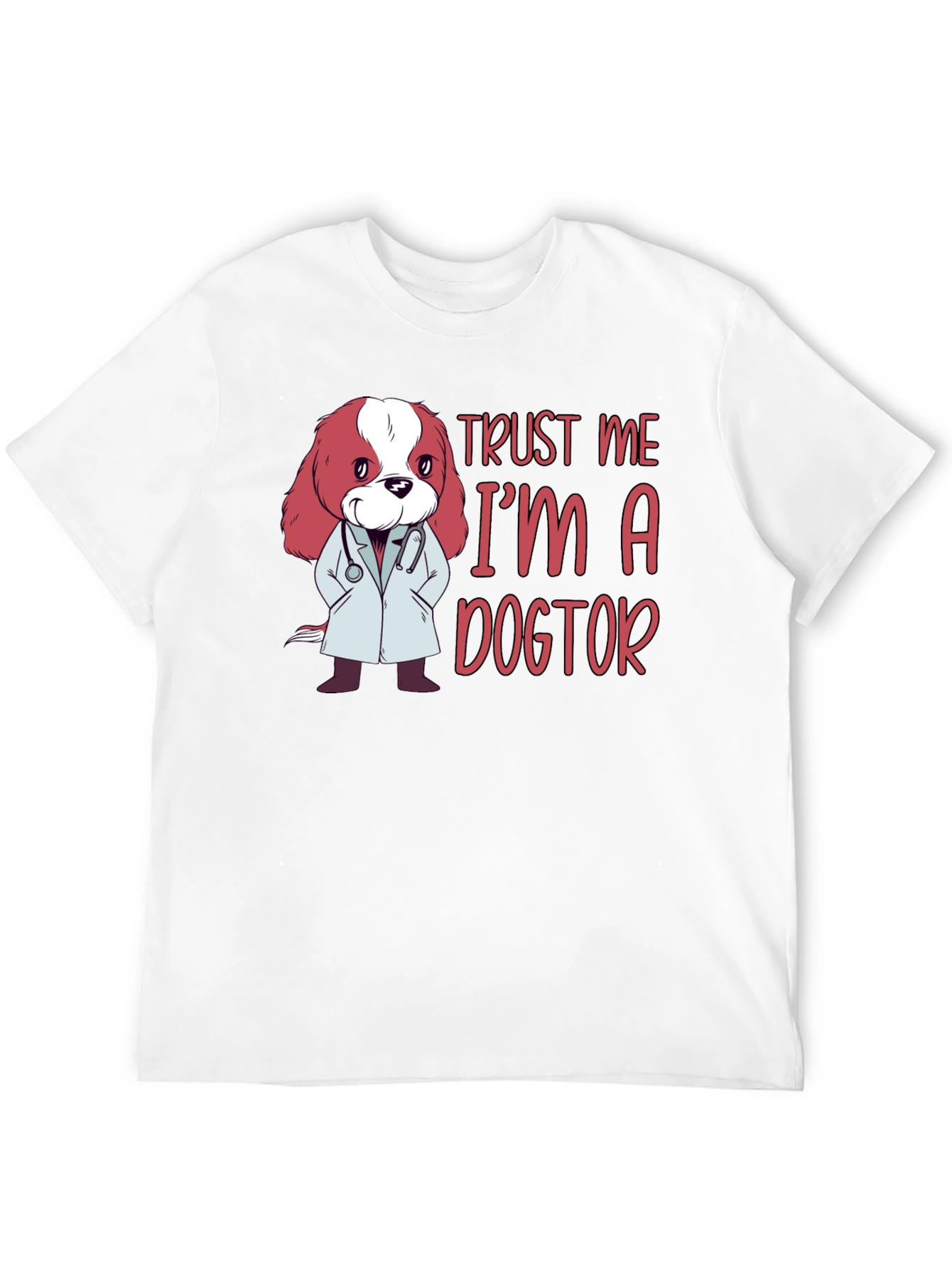 Trust Me Im a Dogtor Black T-Shirt