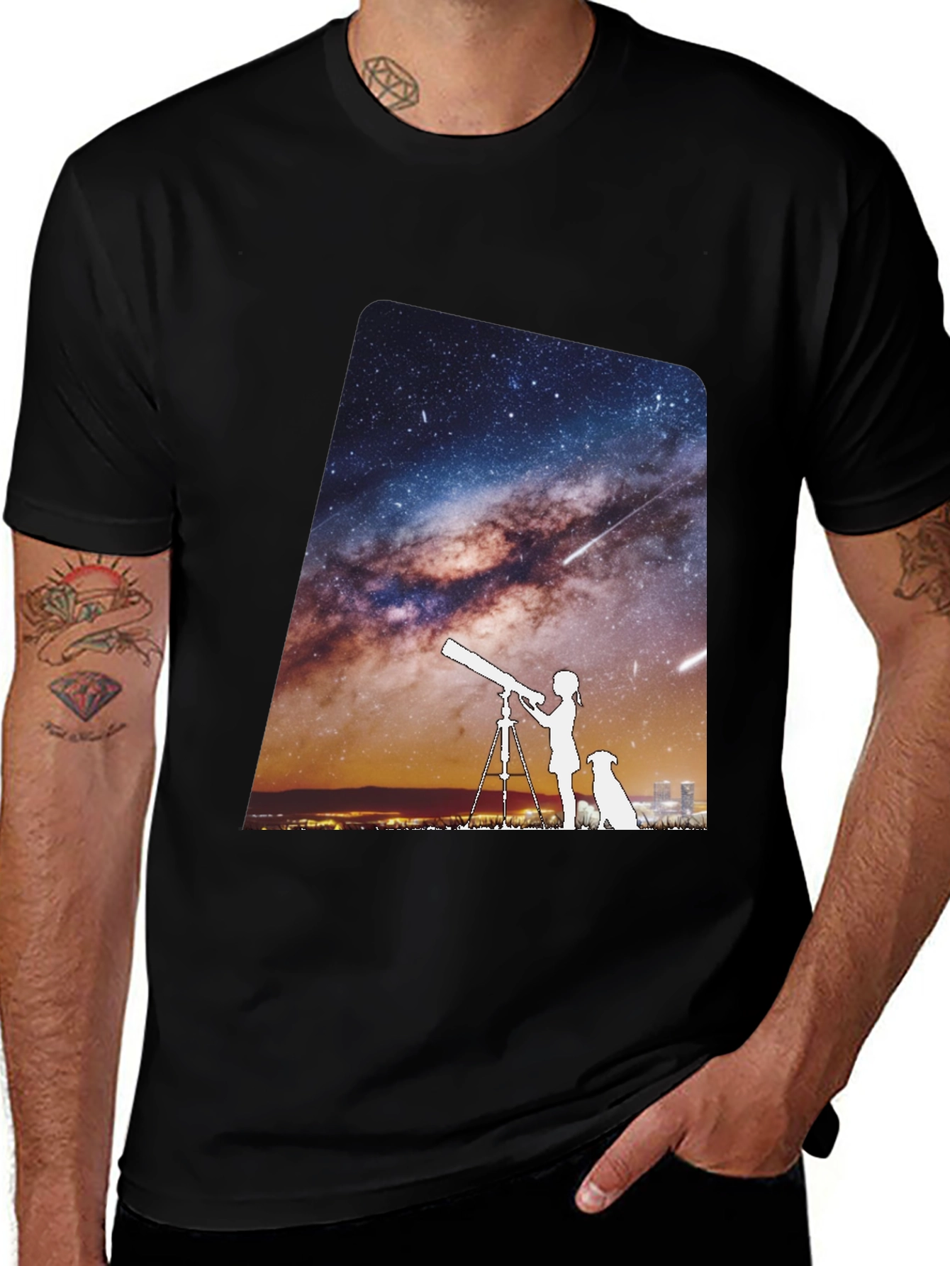 Starry Night Tee - Unisex Premium Cotton T-Shirt