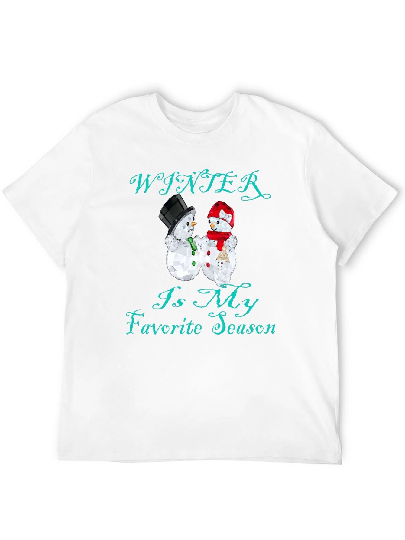 Winter Is My Favorite Season Black T-Shirt