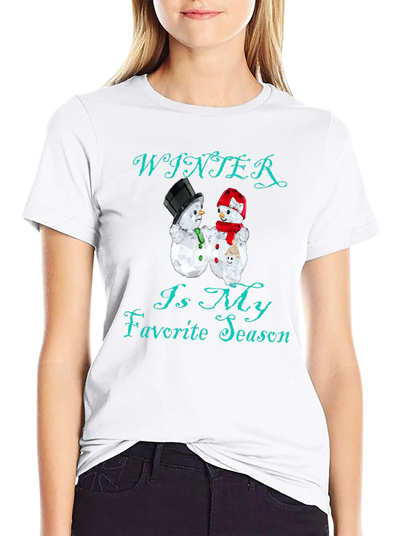 Winter Is My Favorite Season Black T-Shirt