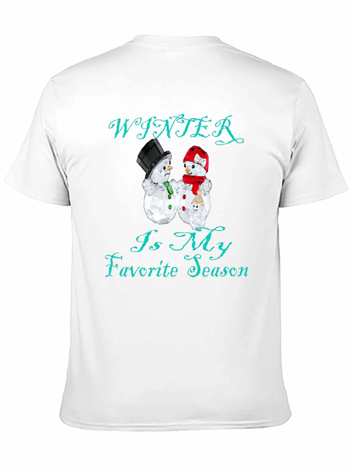 Winter Is My Favorite Season Black T-Shirt