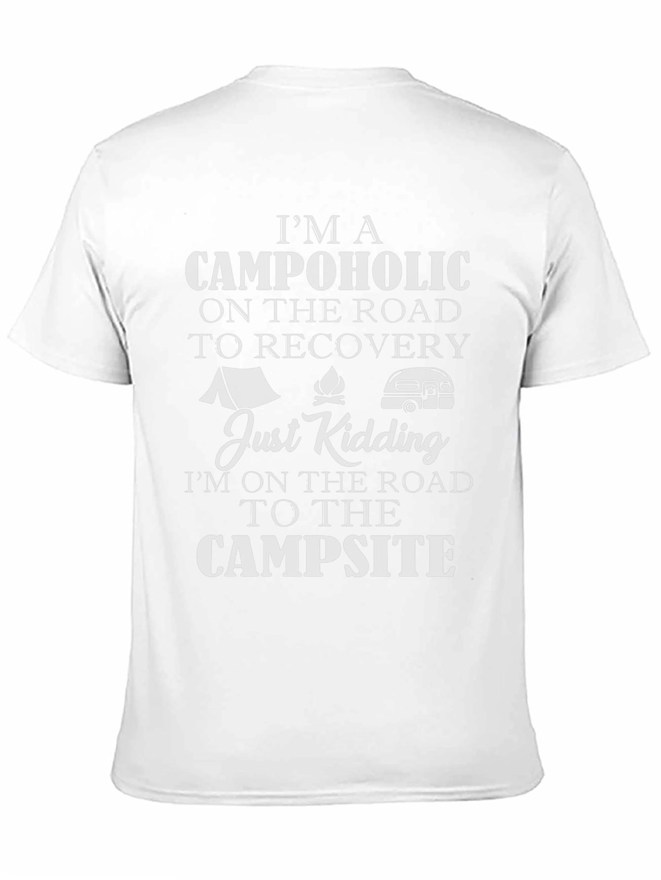 Camper Graphic T-Shirt - Campaholic Road Trip