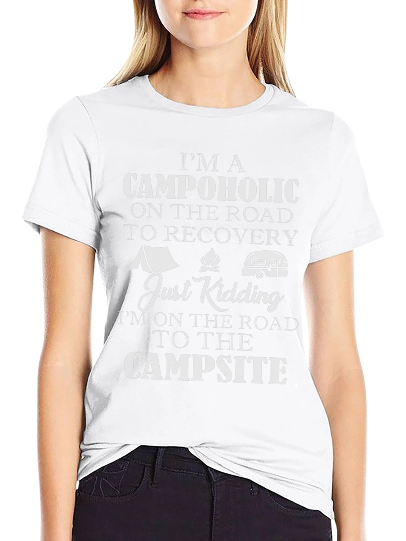 Camper Graphic T-Shirt - Campaholic Road Trip