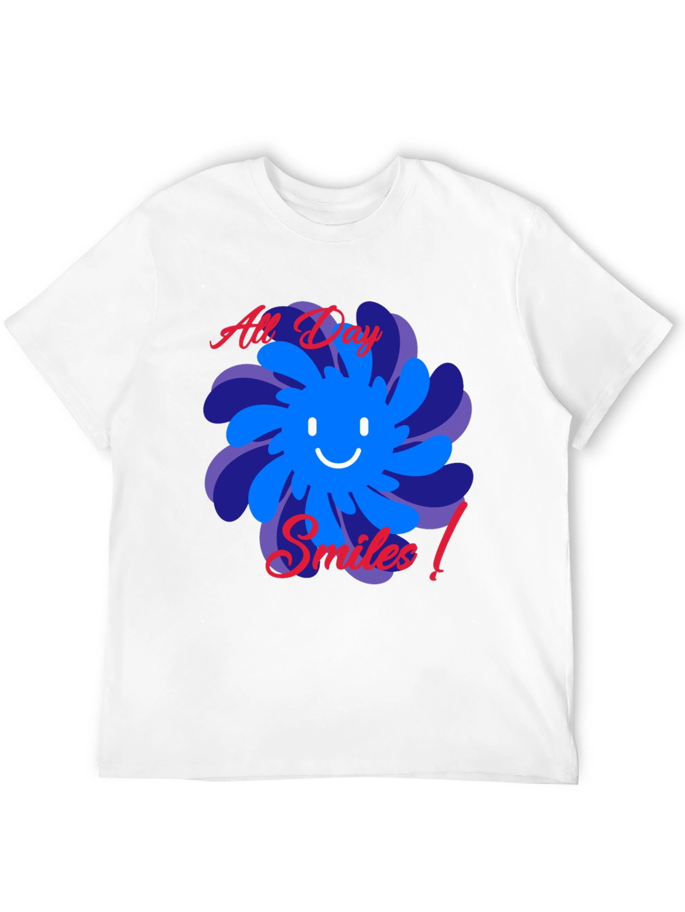 All Day Smiles Black Graphic Tee