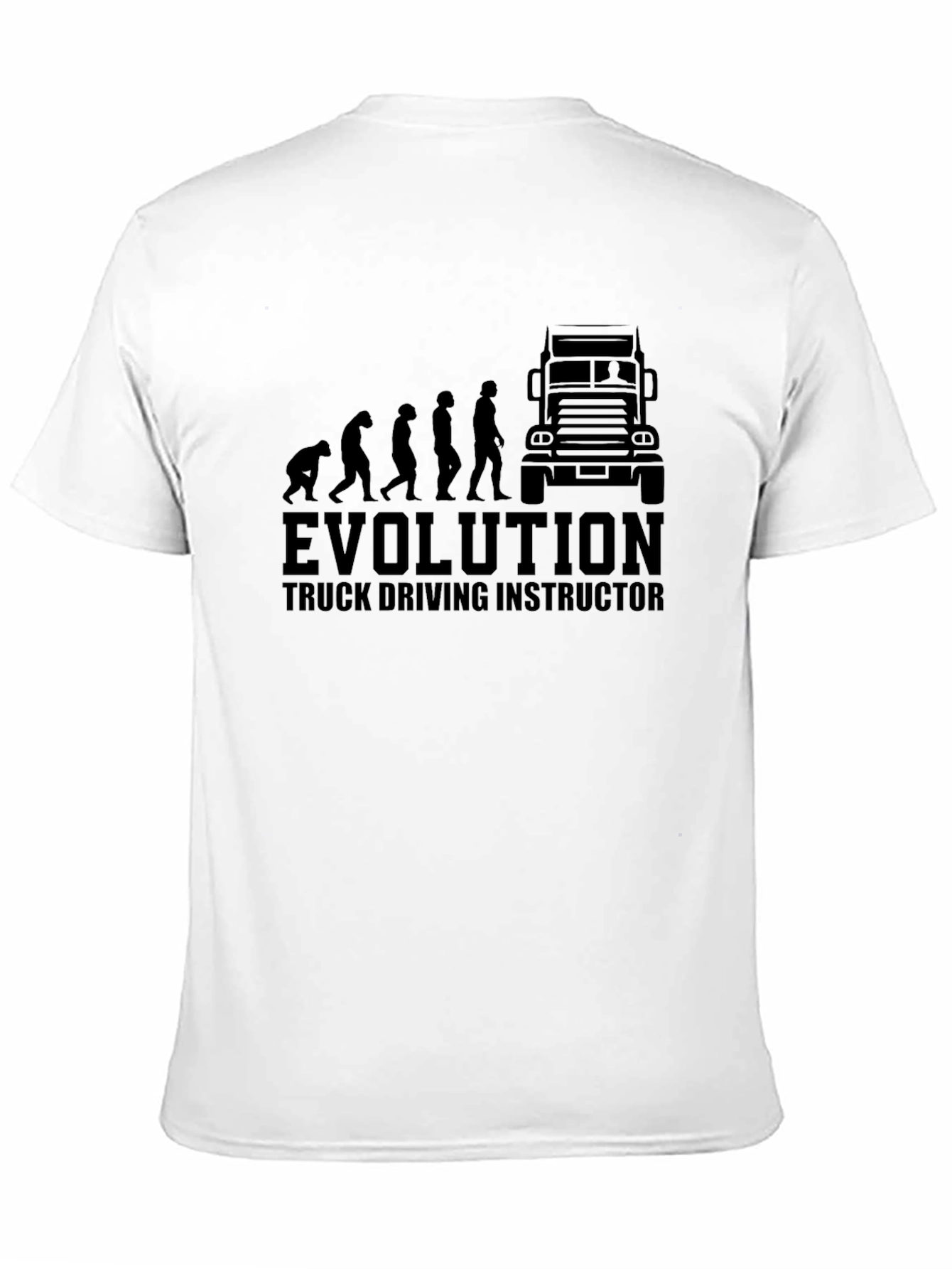 Truck Driving Instructor Evolution Black T-Shirt