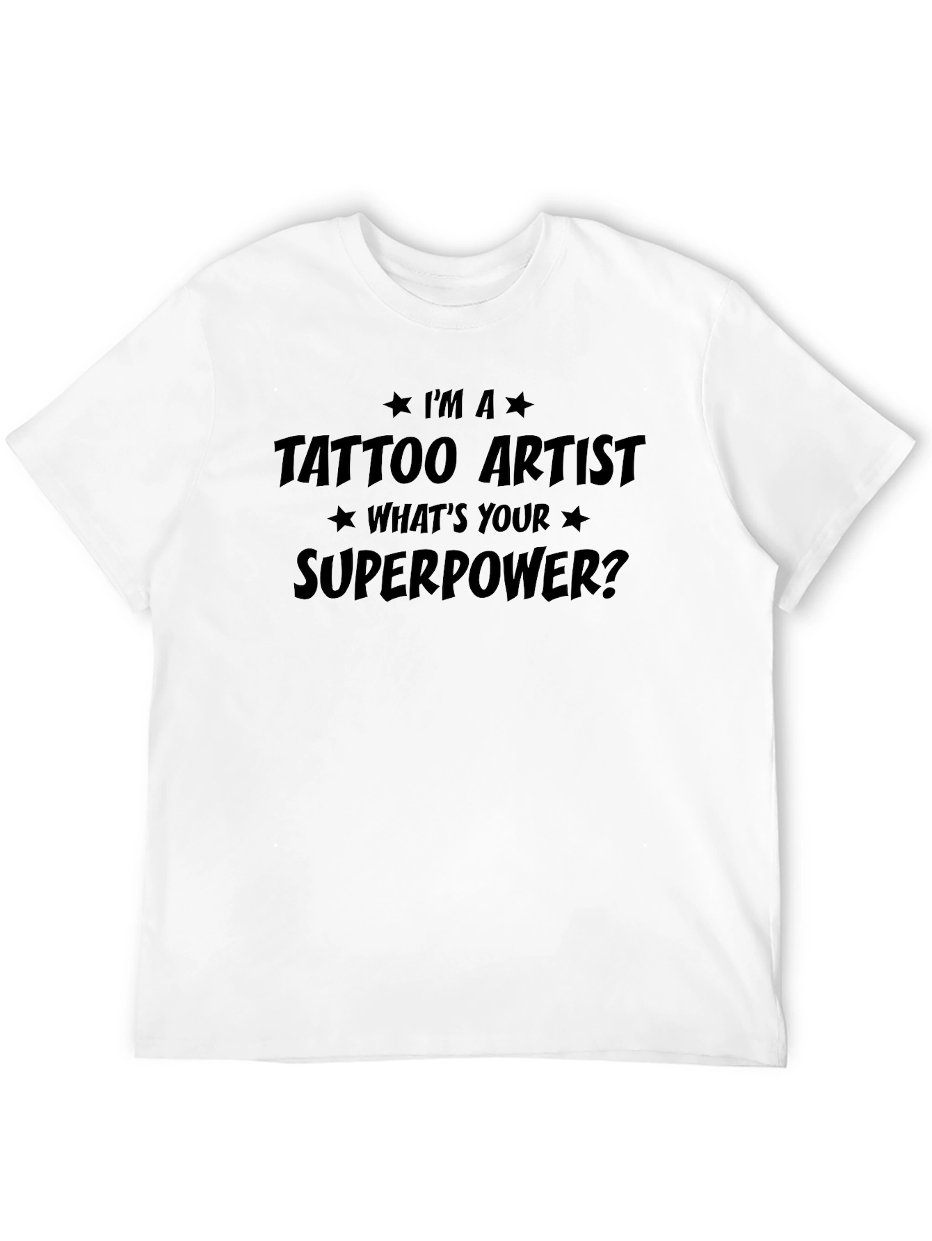 Tattoo Artist Superpower Graphic Tee - Black